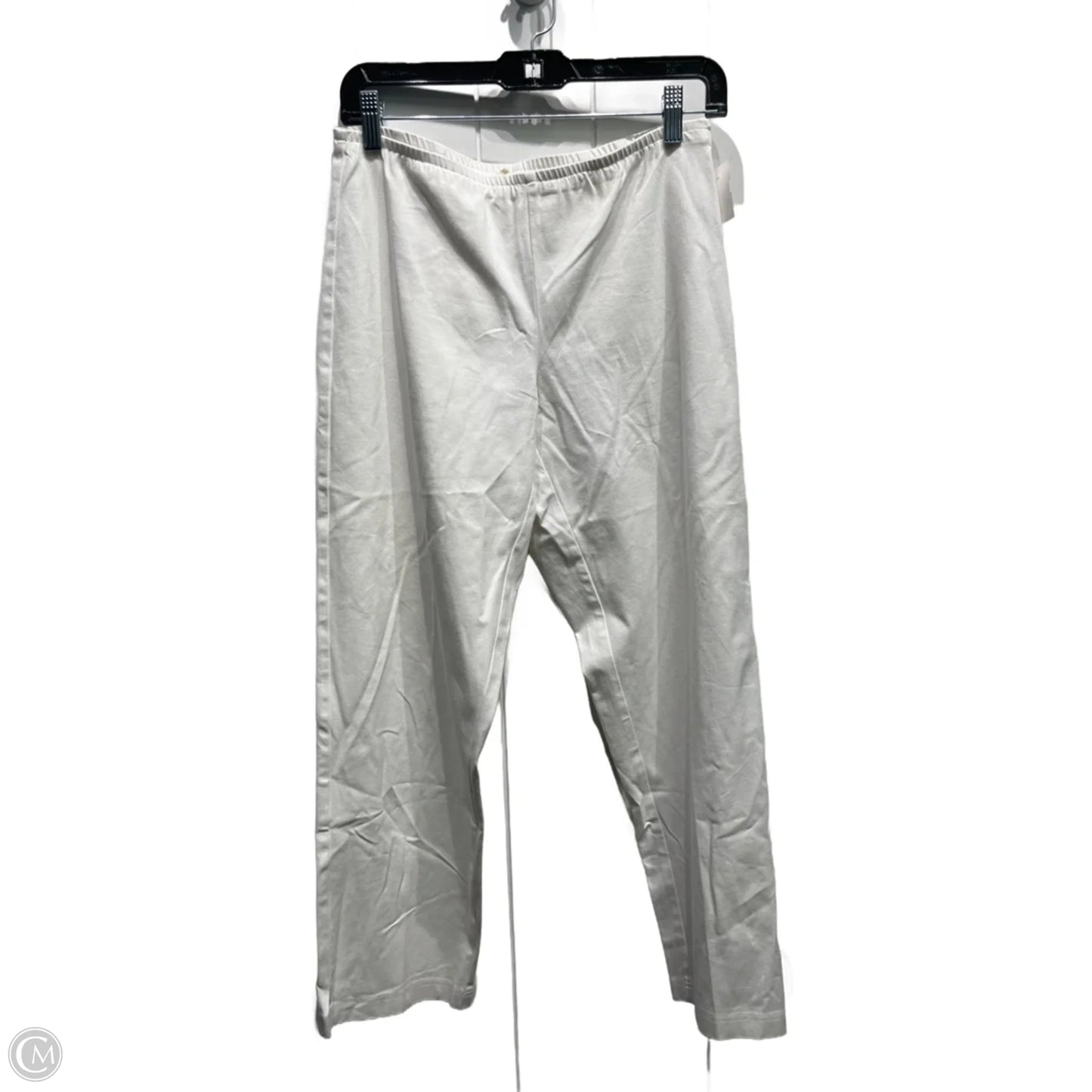 Pants Wide Leg By Eileen Fisher In White, Size: S