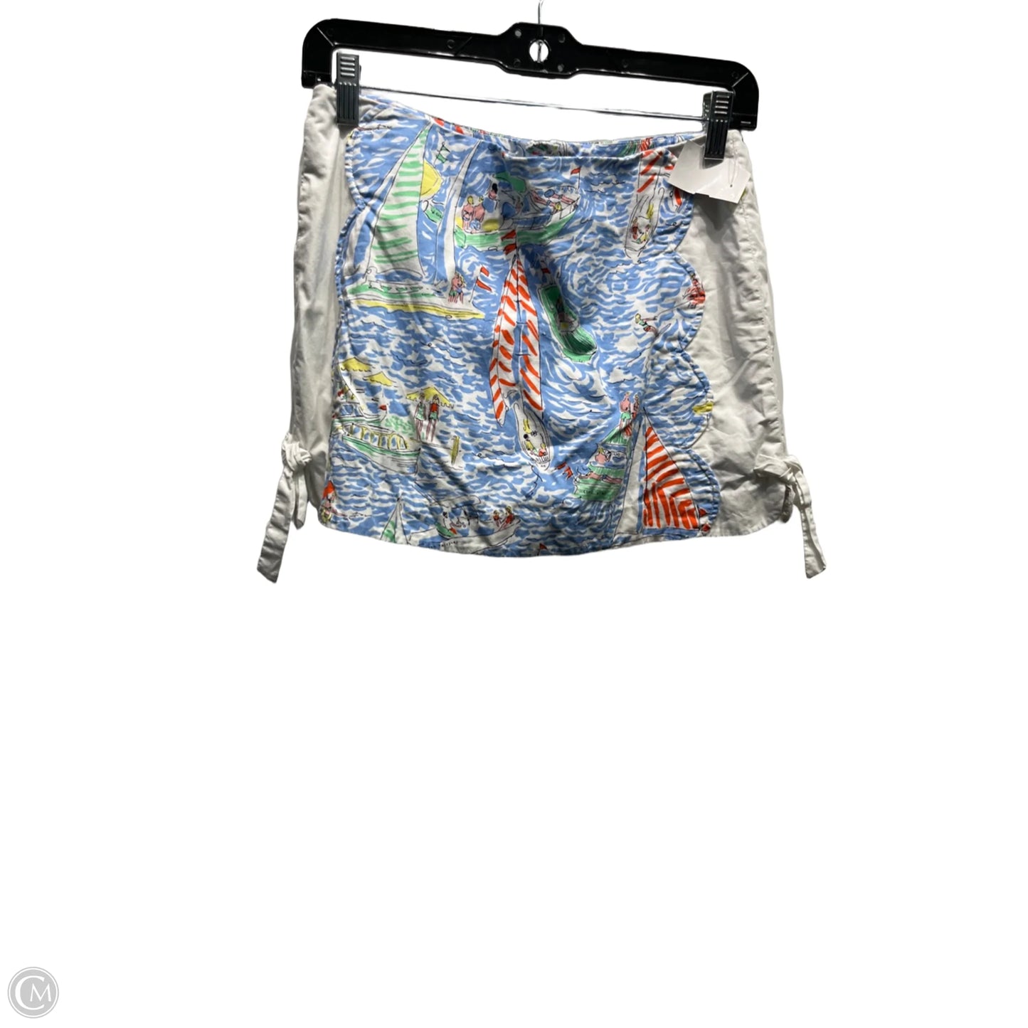 Skort Designer By Lilly Pulitzer In Blue & Green, Size: 0