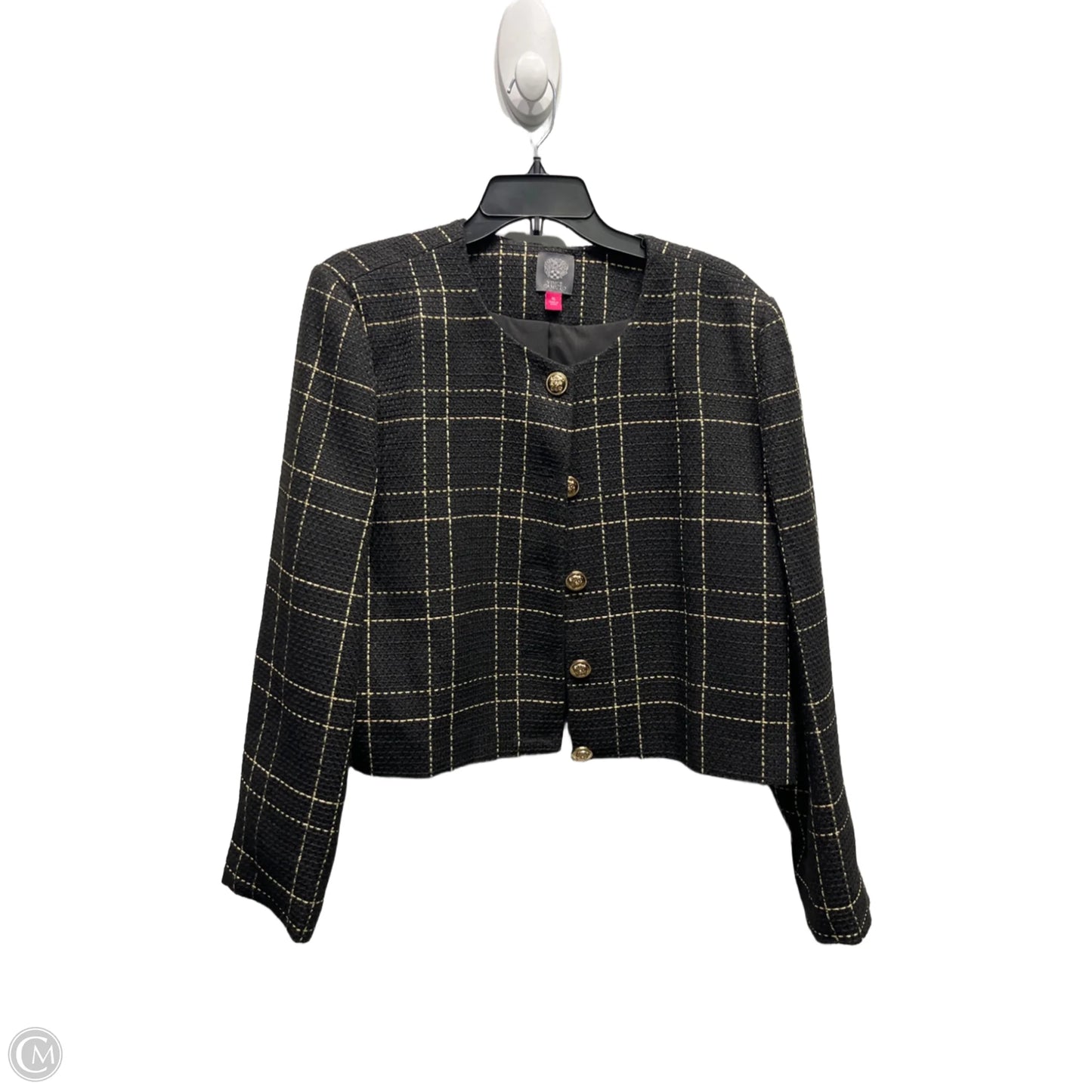 Blazer By Vince Camuto In Black & Gold, Size: Xl