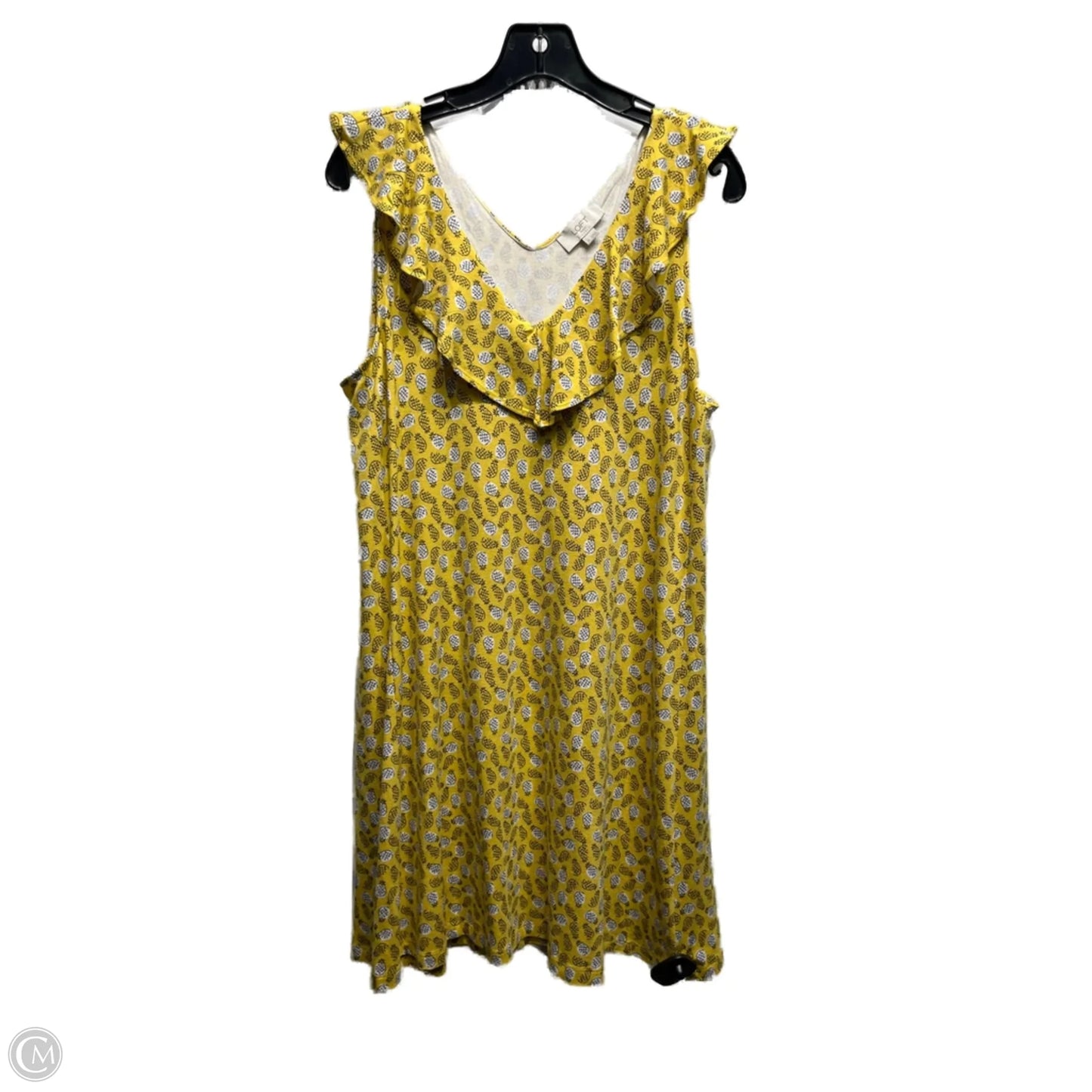 Dress Casual Short By Loft In Yellow, Size: M