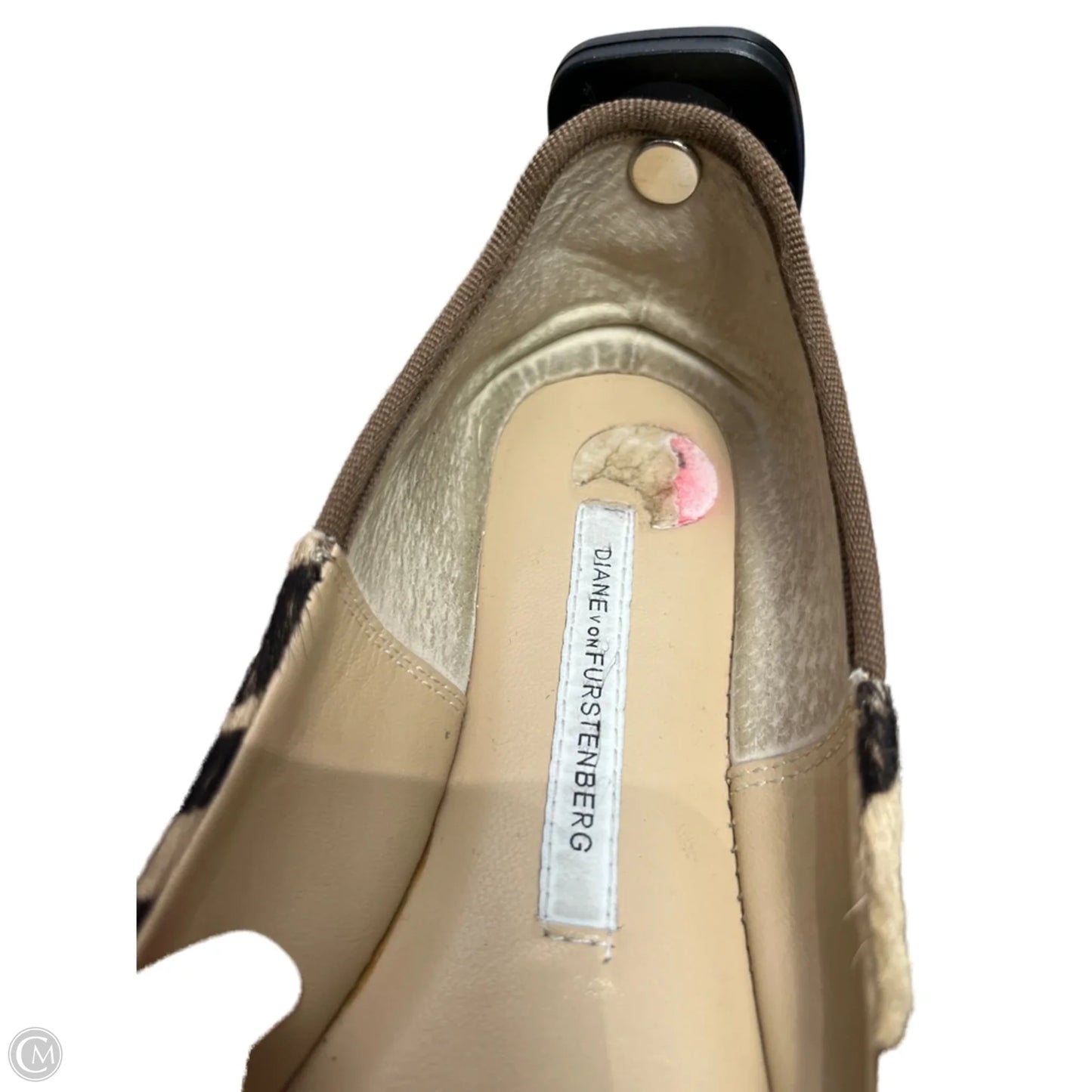 Shoes Designer By Diane Von Furstenberg In Blue & Brown, Size: 6