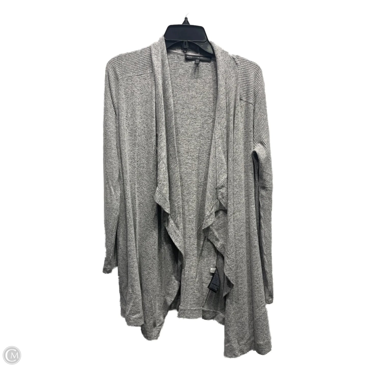 Sweater Cardigan By White House Black Market In Grey, Size: Xs