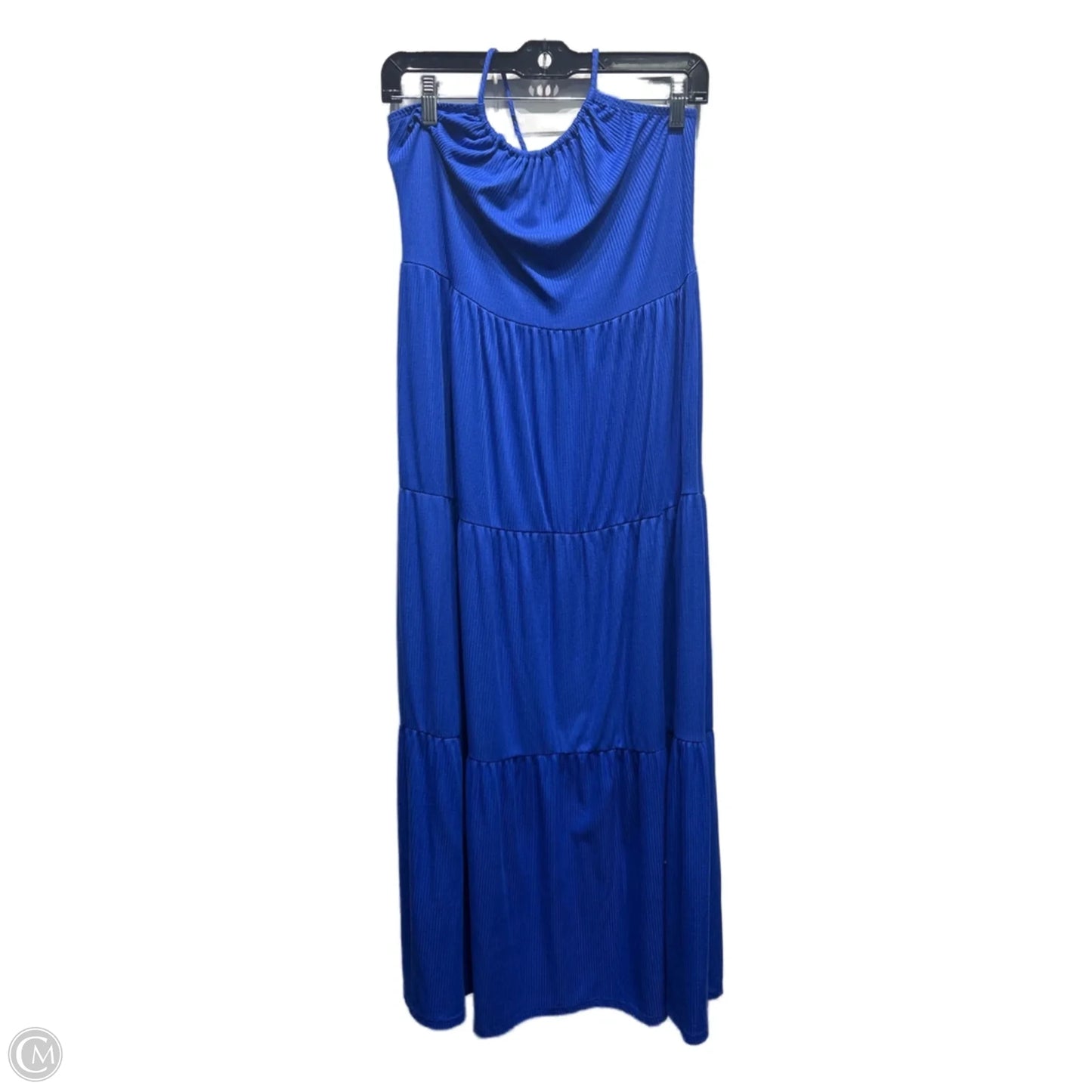 Dress Casual Maxi By See You Monday In Blue, Size: Xl