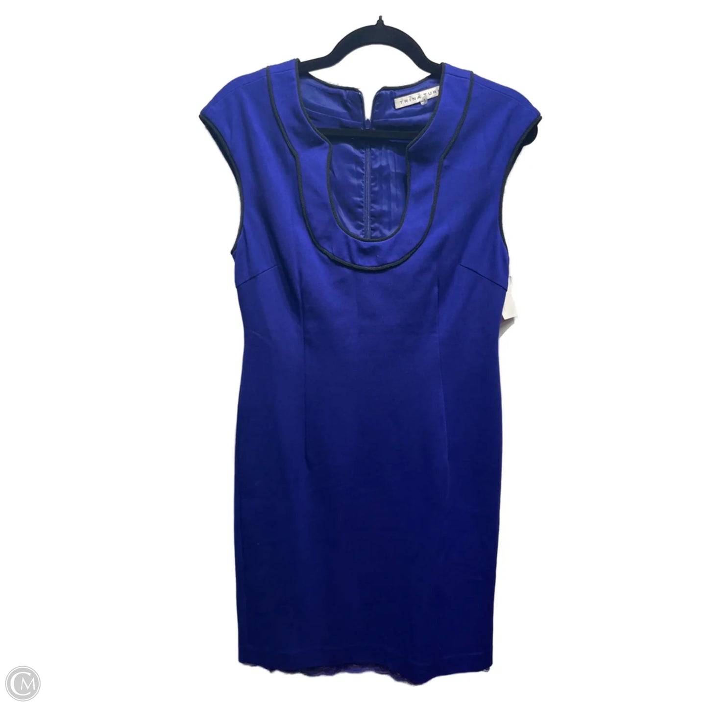 Dress Work By Trina Turk In Black & Blue, Size: 6