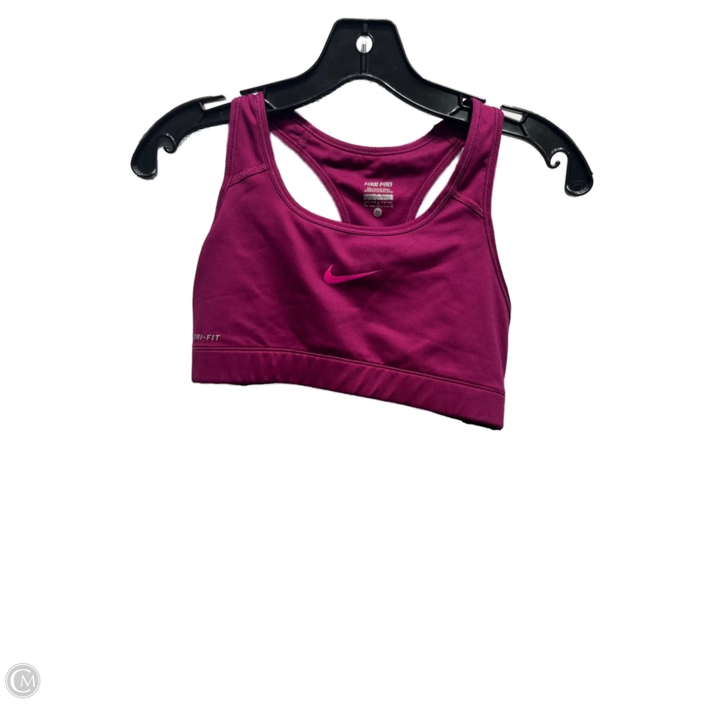 Athletic Bra By Nike Apparel In Purple, Size: M