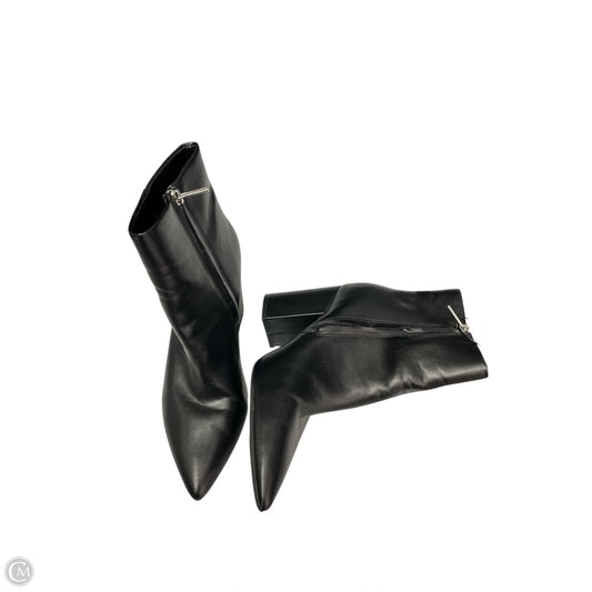 Boots Ankle Heels By Calvin Klein In Black, Size: 8
