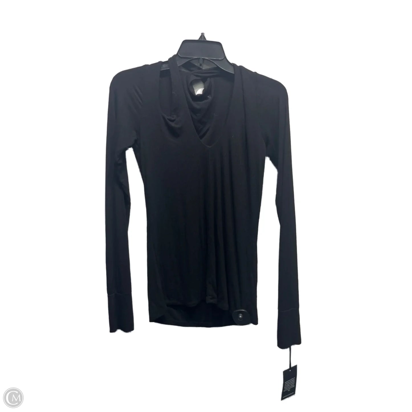 Top Long Sleeve By MICHAELK LAUREN In Black, Size: M