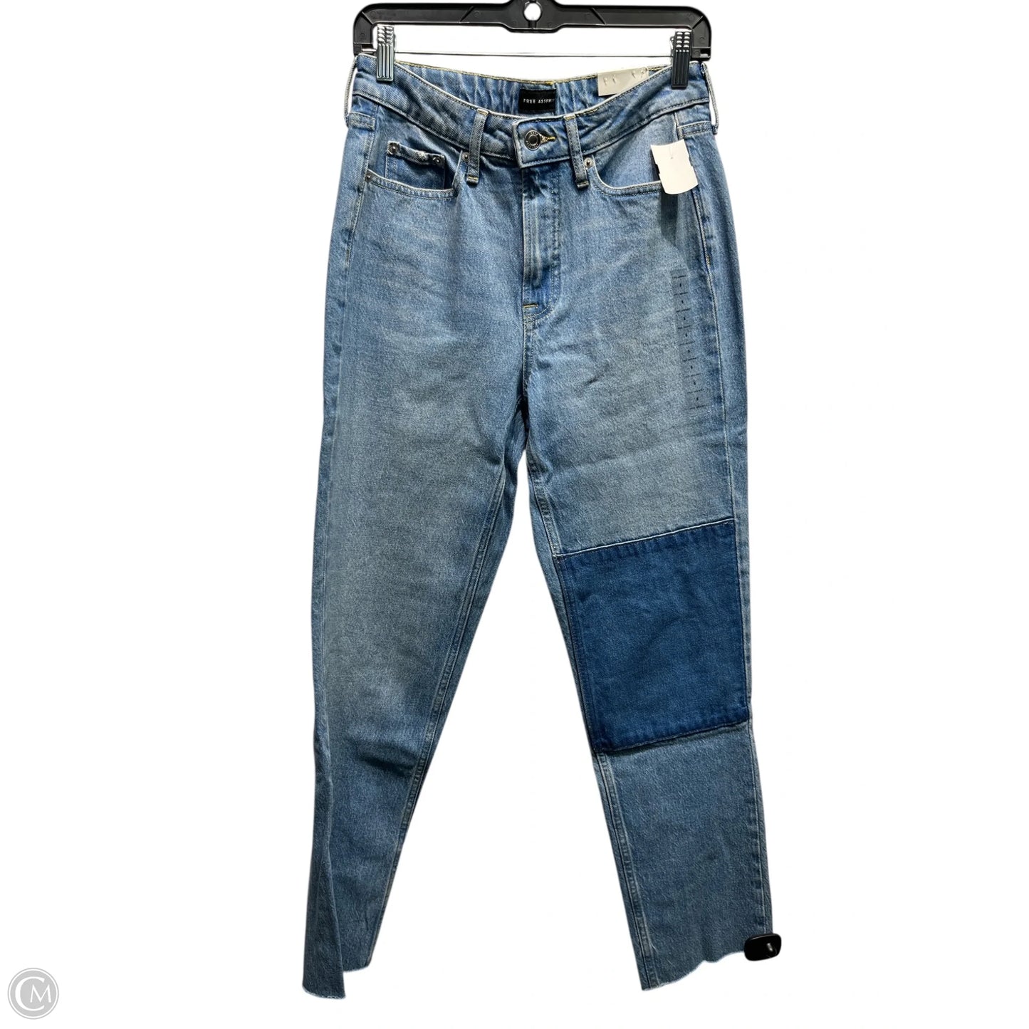 Jeans Straight By Free Assembly In Blue Denim, Size: 8