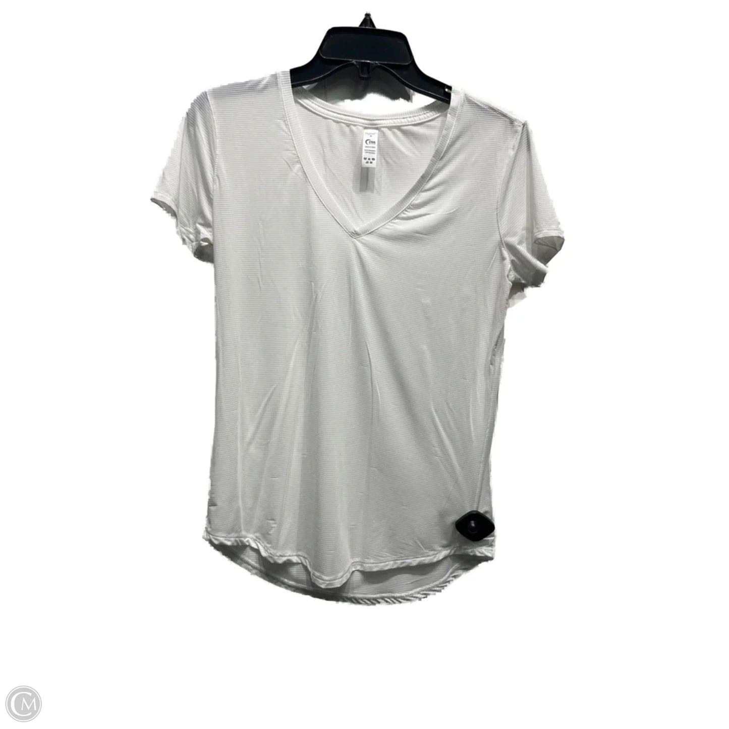 Athletic Top Short Sleeve By Zyia In White, Size: S