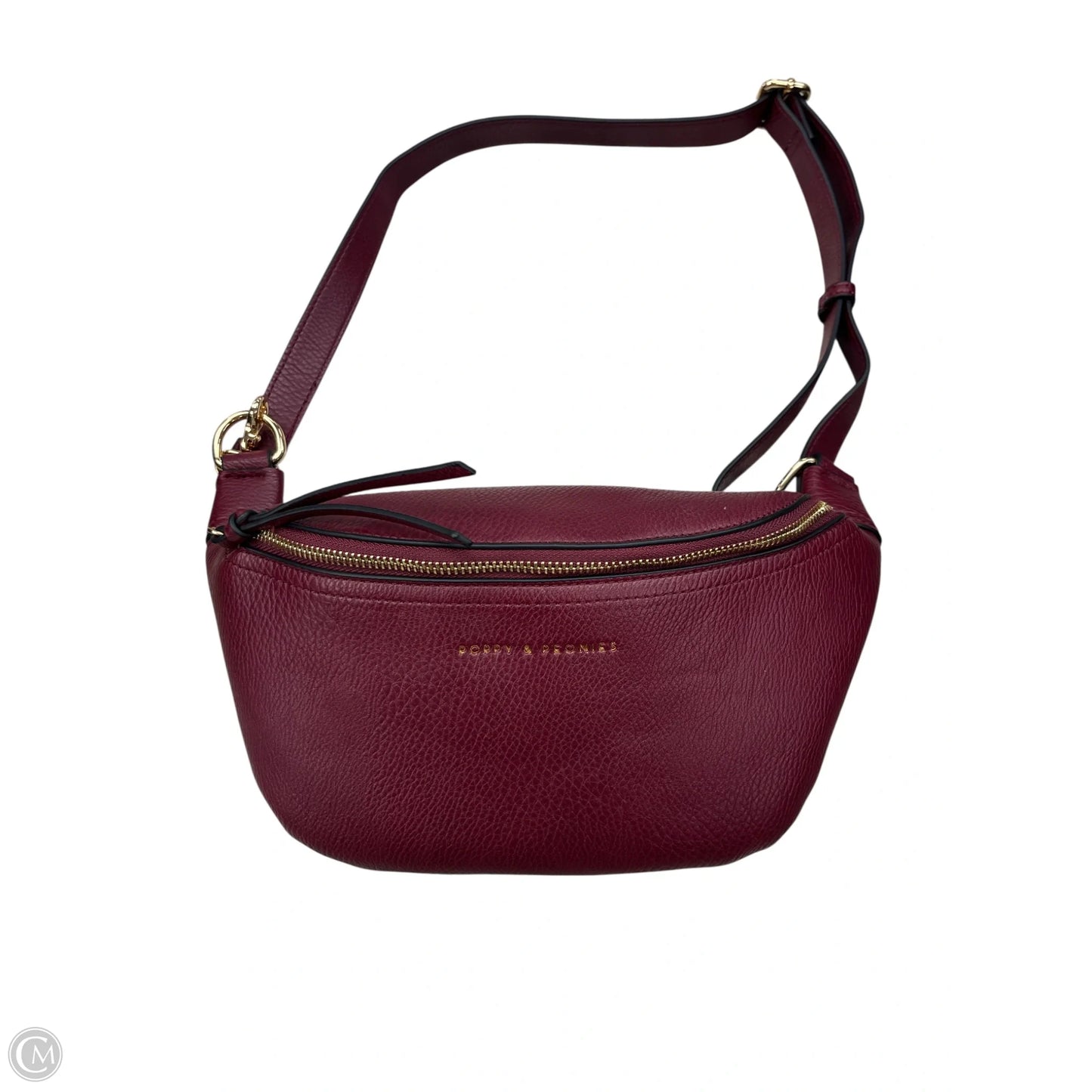 Belt Bag Leather By , poppy & peonies Size: Medium