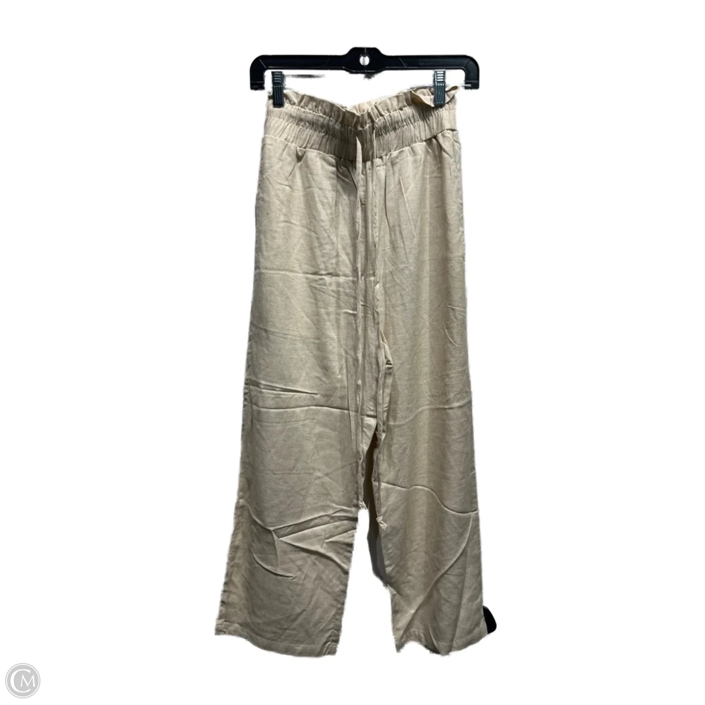Pants Linen By Pink Lily In Tan, Size: S