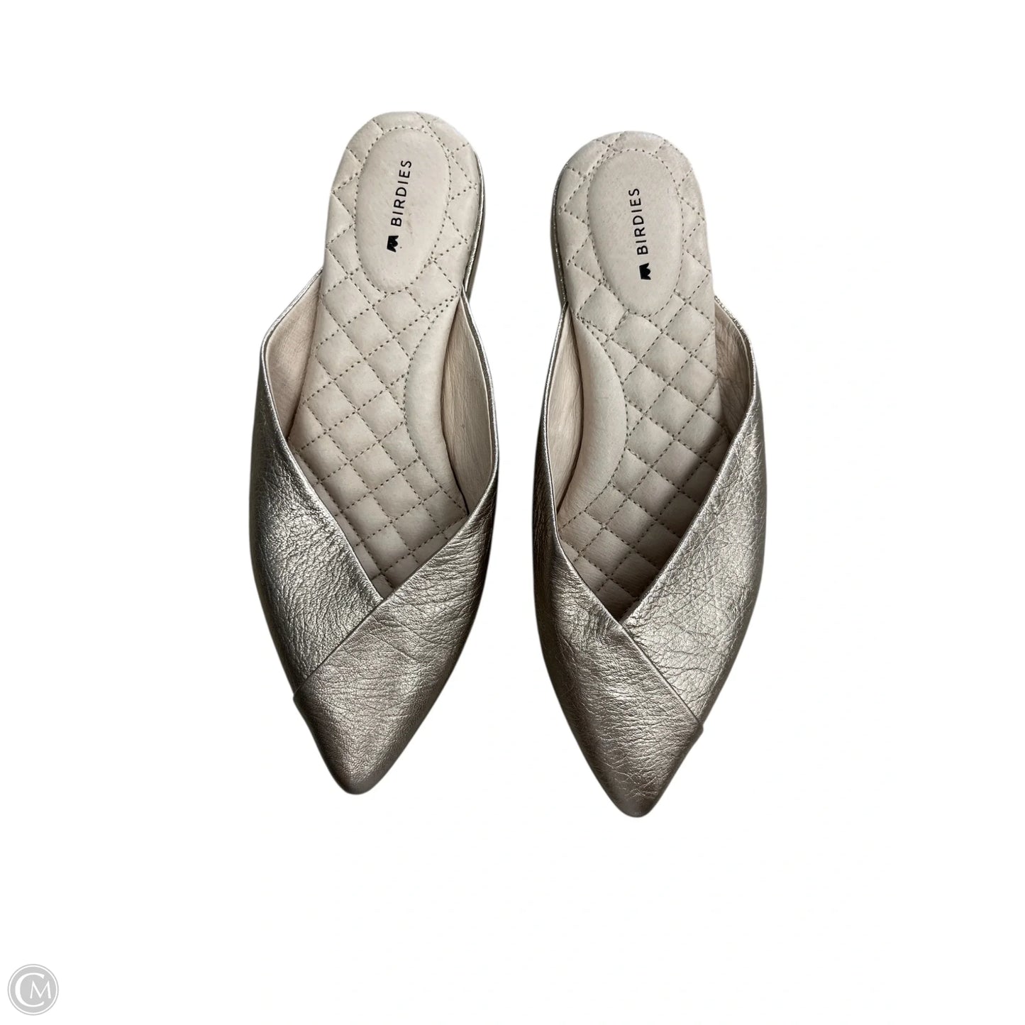 Shoes Flats By Birdies In Gold, Size: 6.5