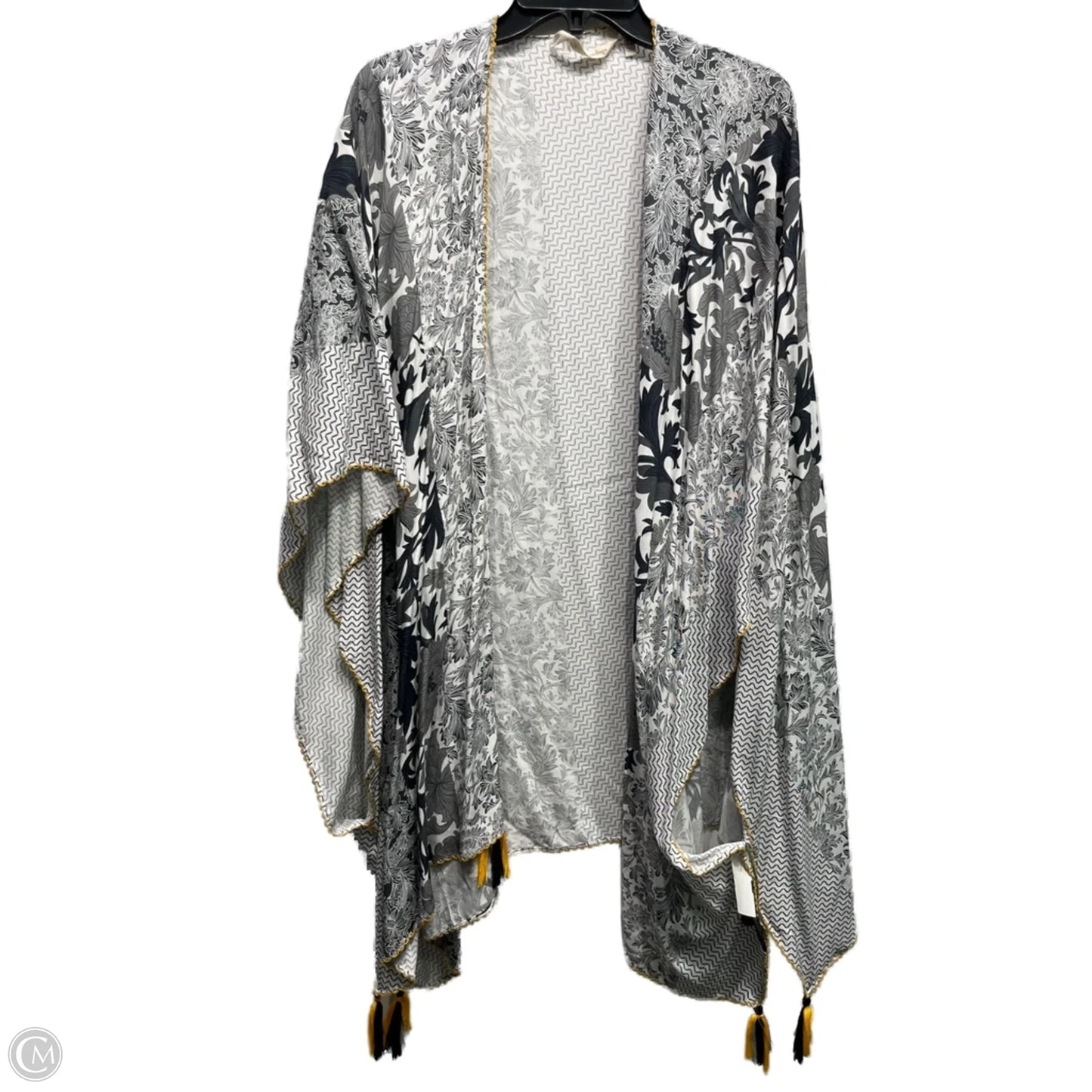 Kimono By Soft Surroundings In Black & White, Size: Osfm