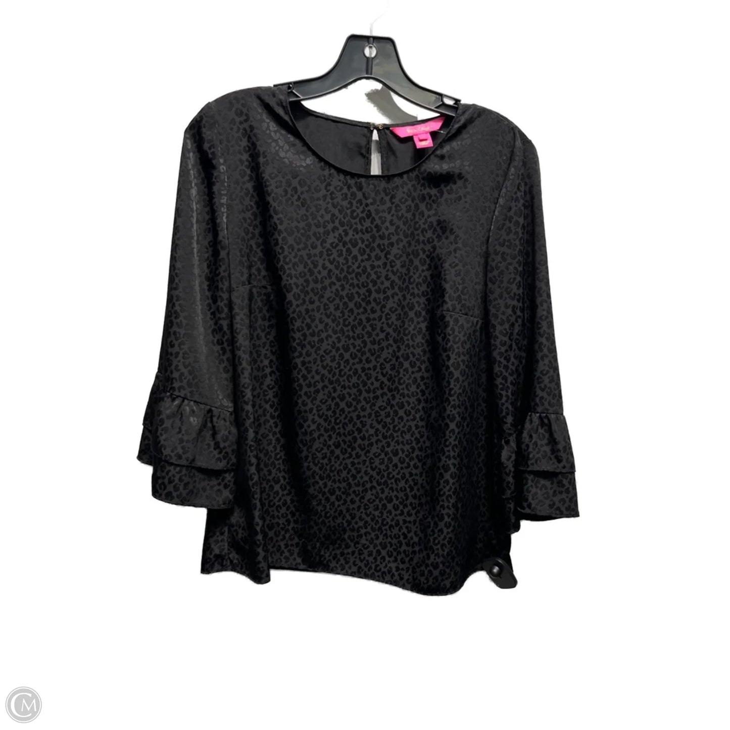Top Long Sleeve Designer By Lilly Pulitzer In Black, Size: S
