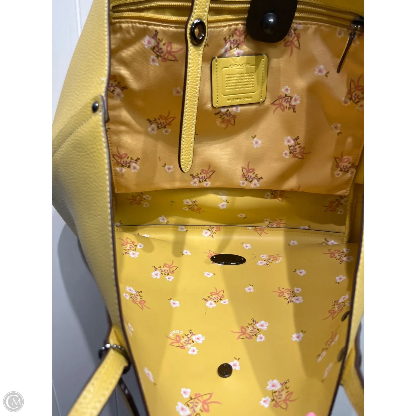 Tote Designer By Coach, Size: Large