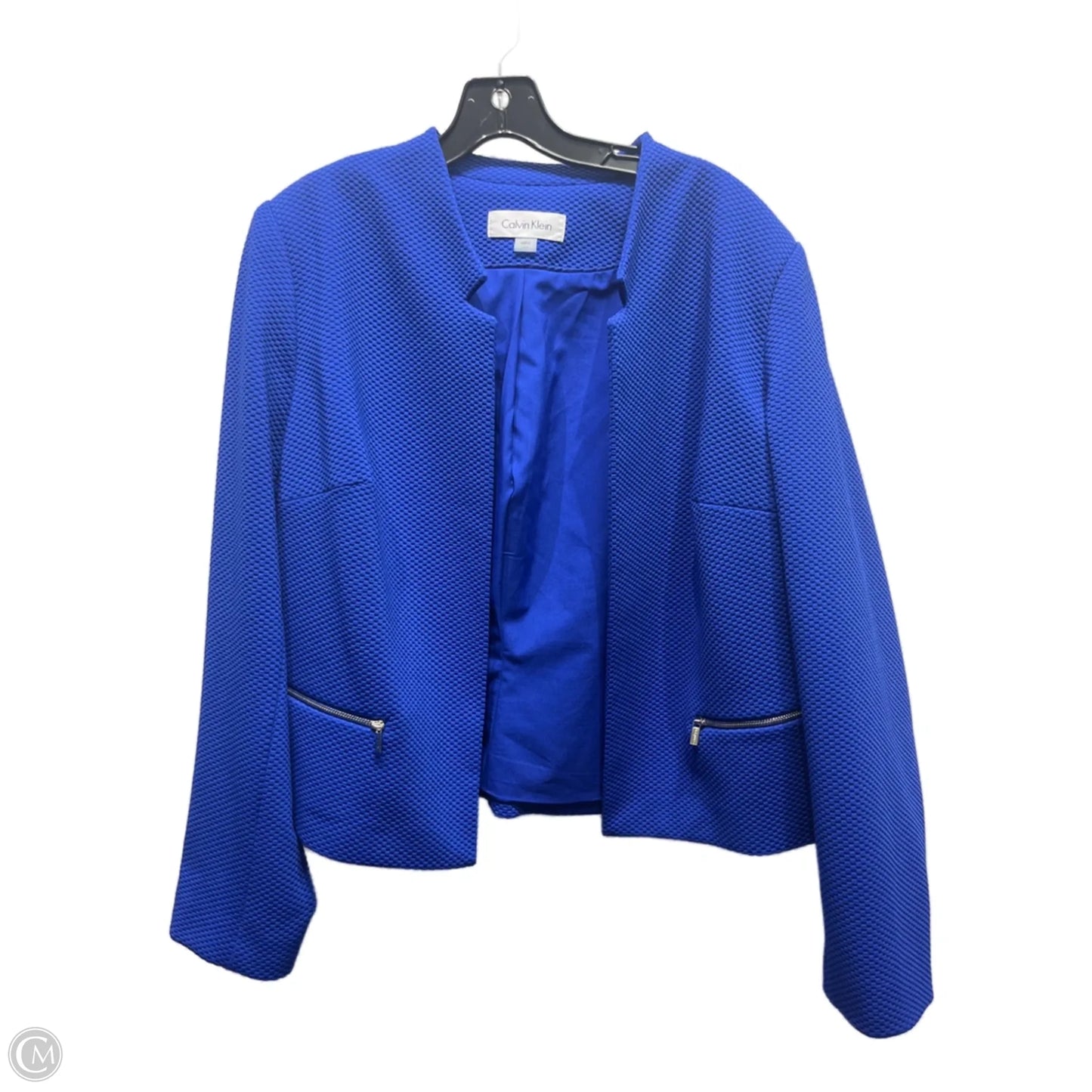 Blazer By Calvin Klein In Blue, Size: 16