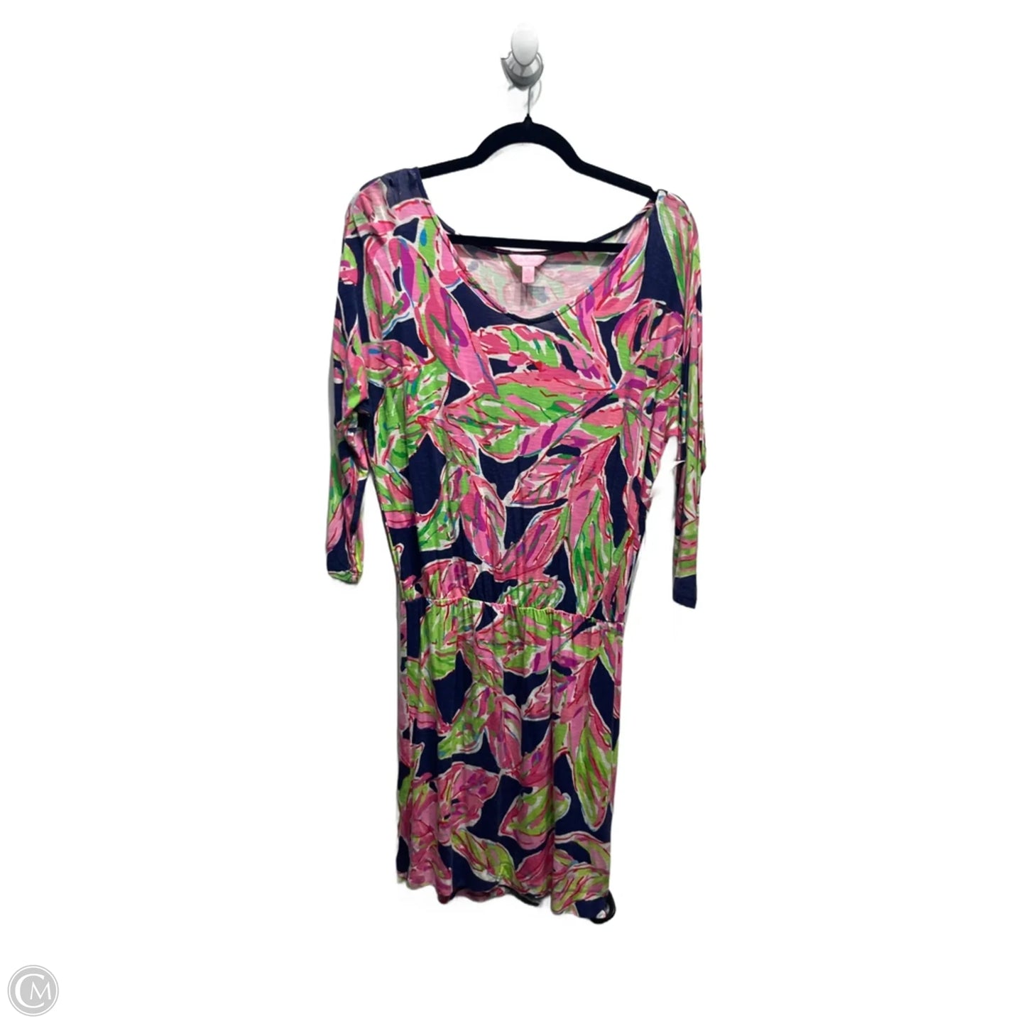 Dress Designer By Lilly Pulitzer In Blue & Pink, Size: Xs