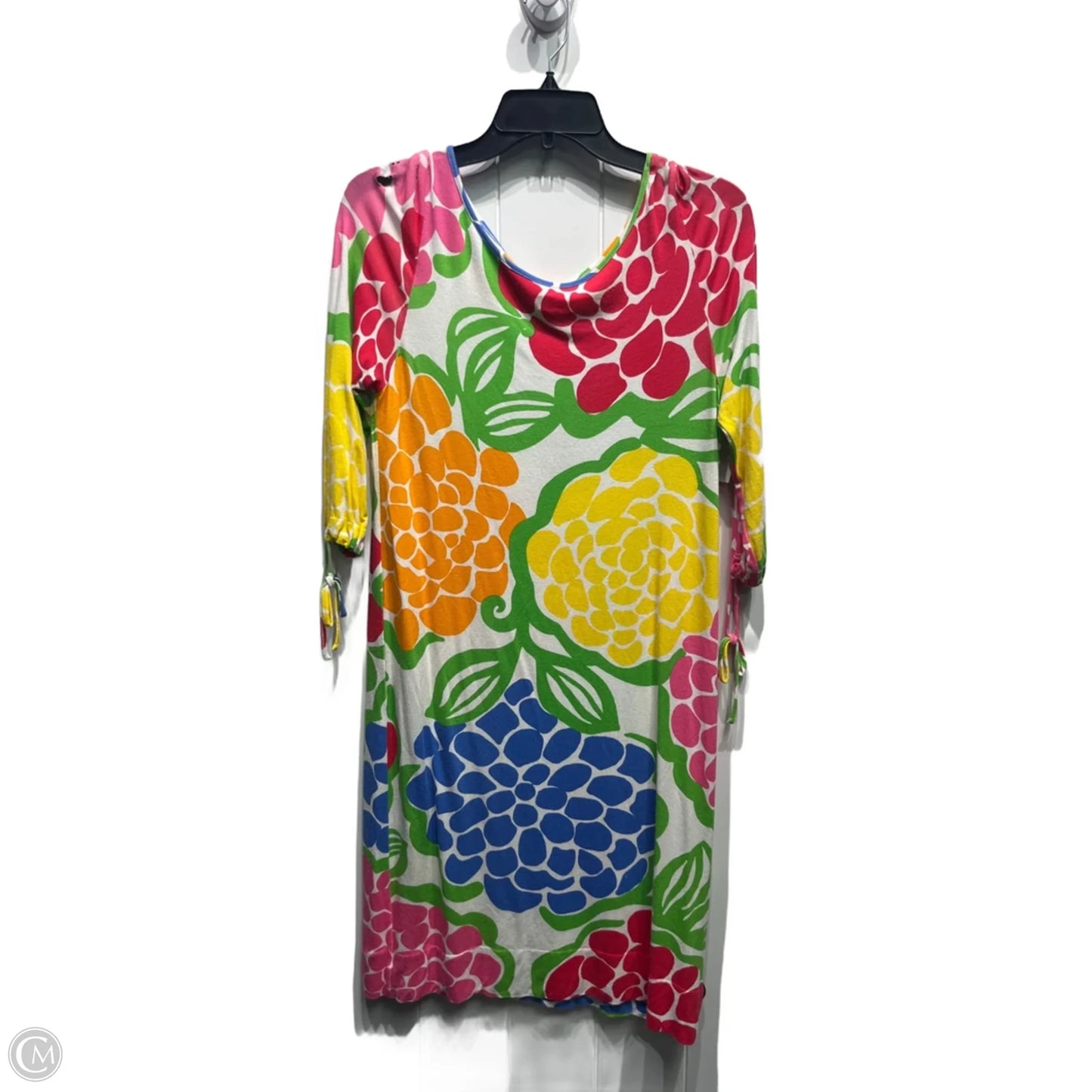 Dress Designer By Lilly Pulitzer In Orange & Pink, Size: M