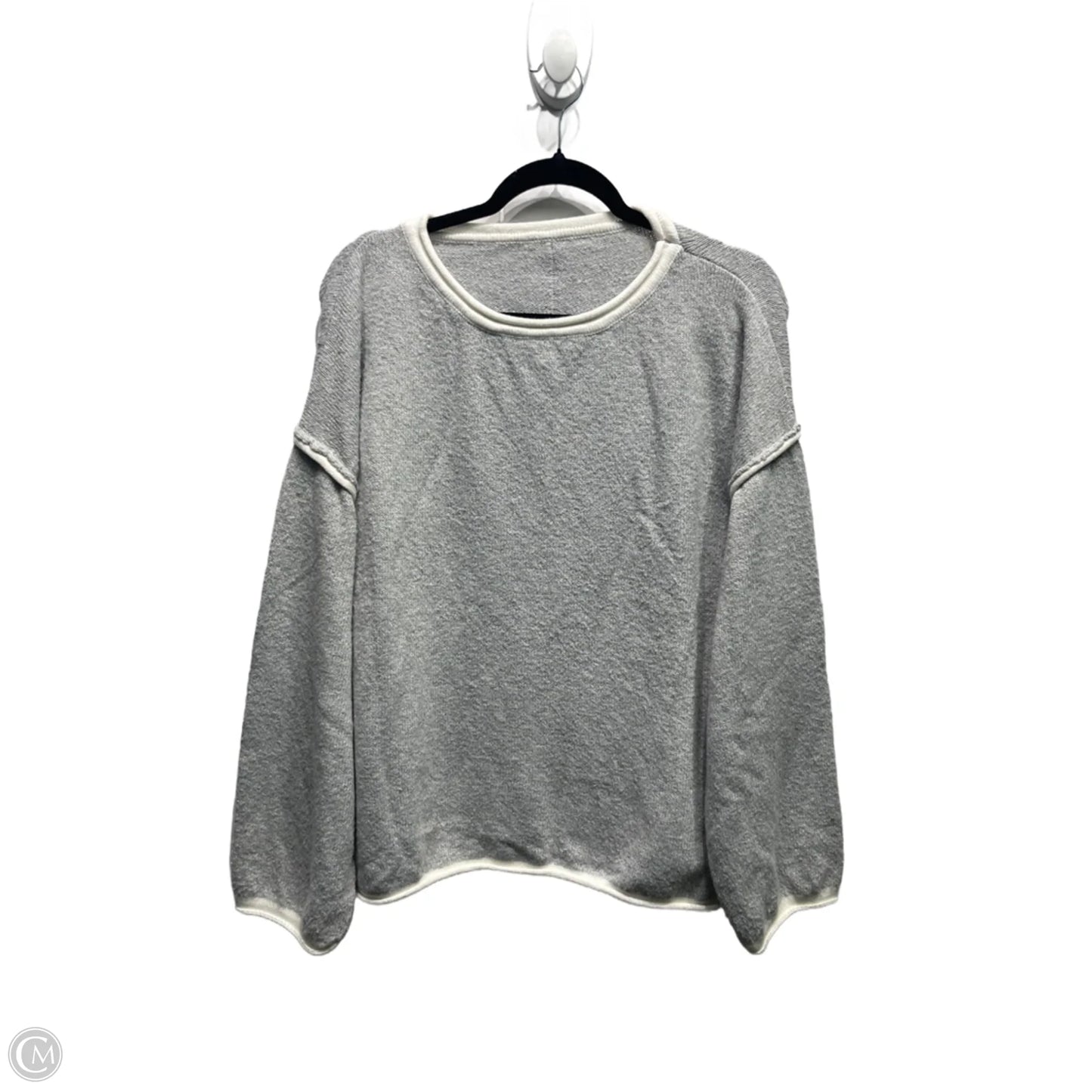 Sweater By Clothes Mentor In Grey, Size: S