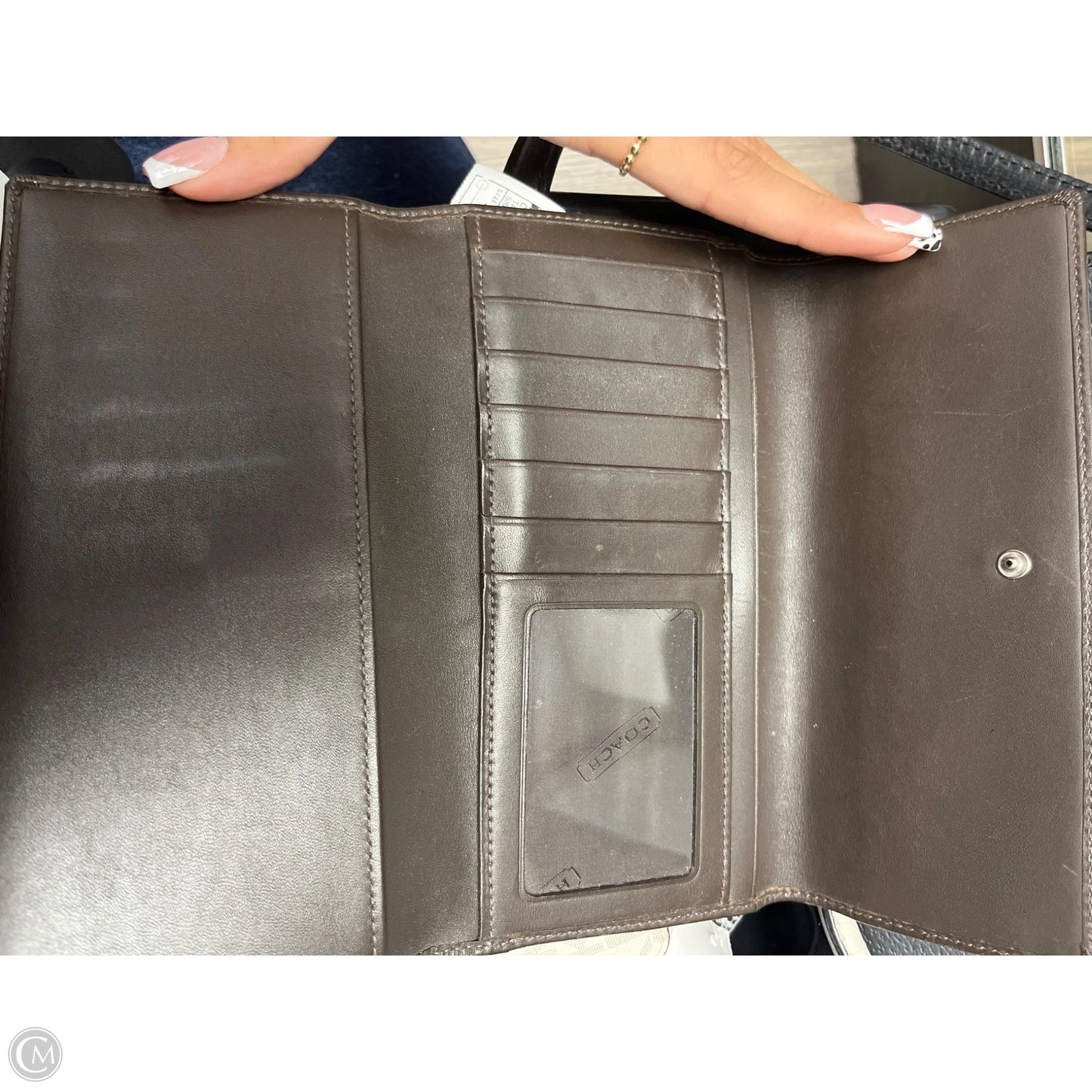 Wallet Designer By Coach, Size: Large