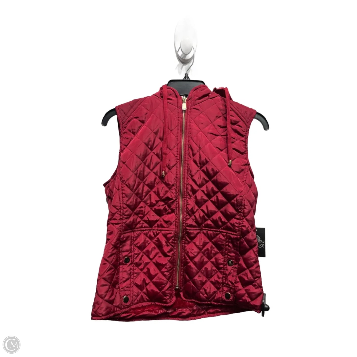 Vest Puffer & Quilted By Clothes Mentor In Red, Size: S