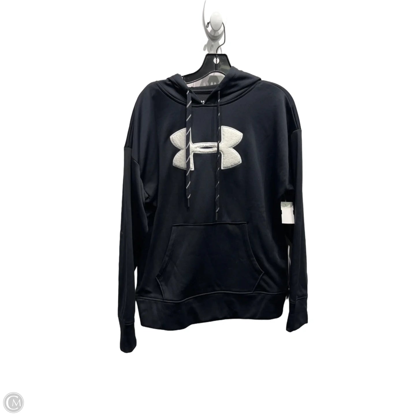 Athletic Jacket By Under Armour In Black & Grey, Size: Xs