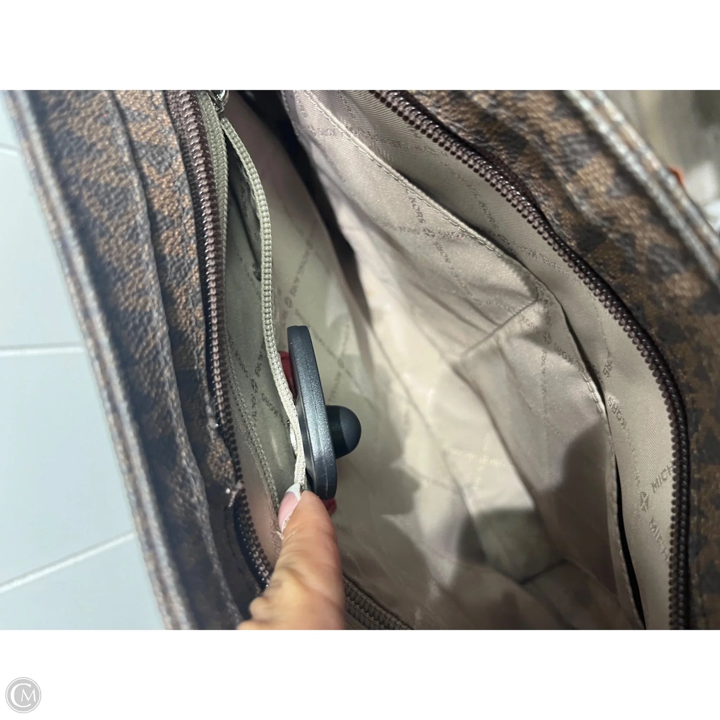 Crossbody Designer By Michael Kors, Size: Medium