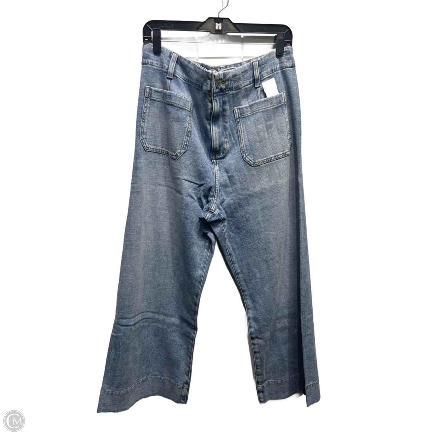 Jeans Wide Leg By Lc Lauren Conrad In Blue Denim, Size: 14