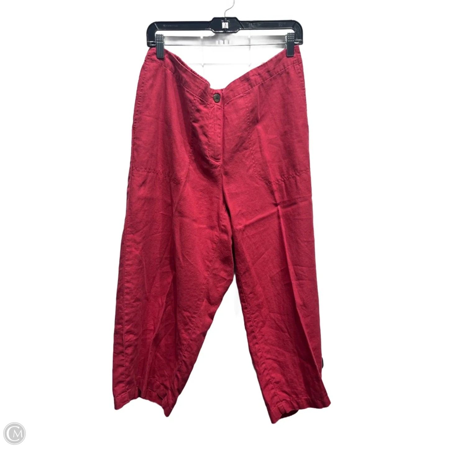 Pants Linen By J. Jill In Red, Size: 1x