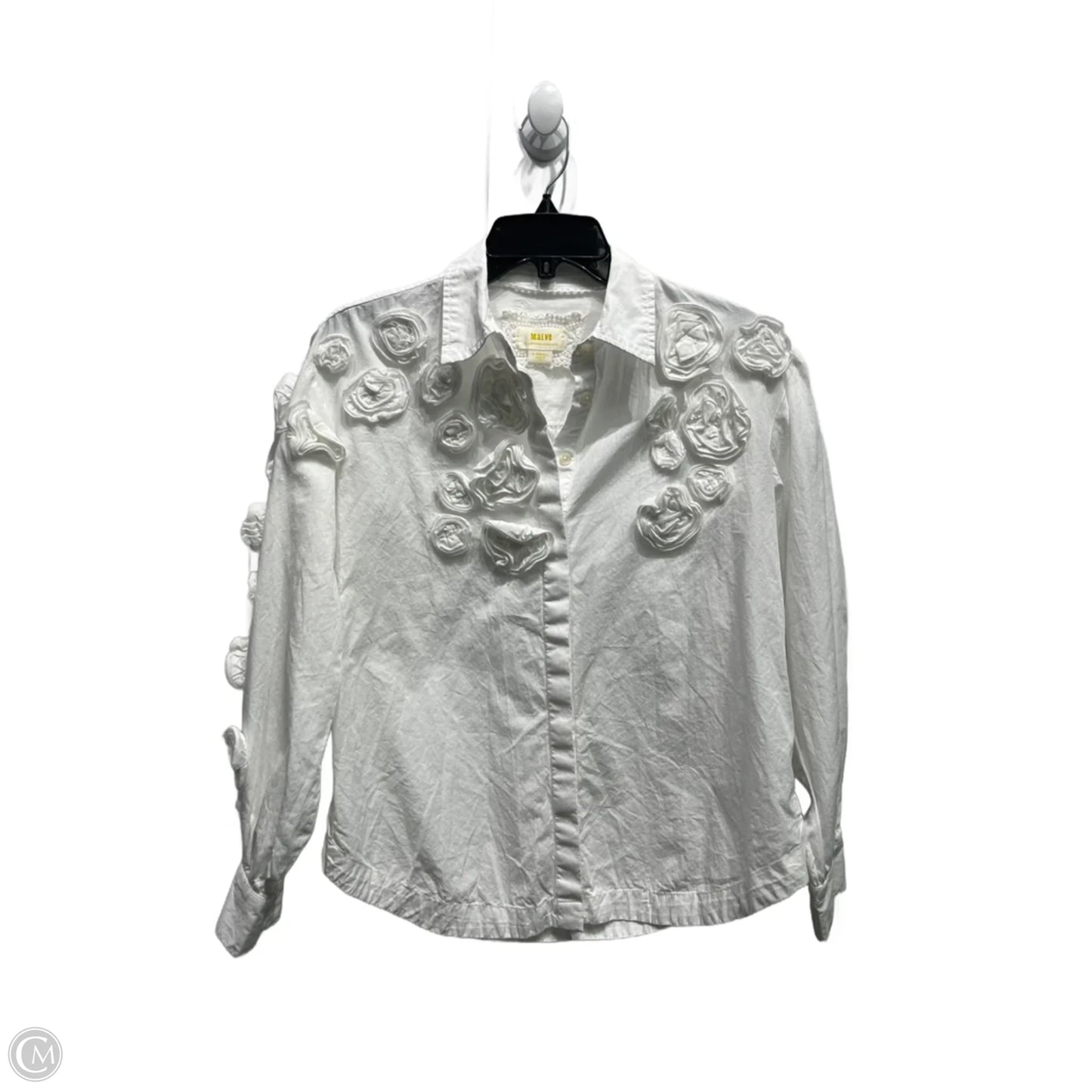 Top Long Sleeve By Maeve In White, Size: Xs