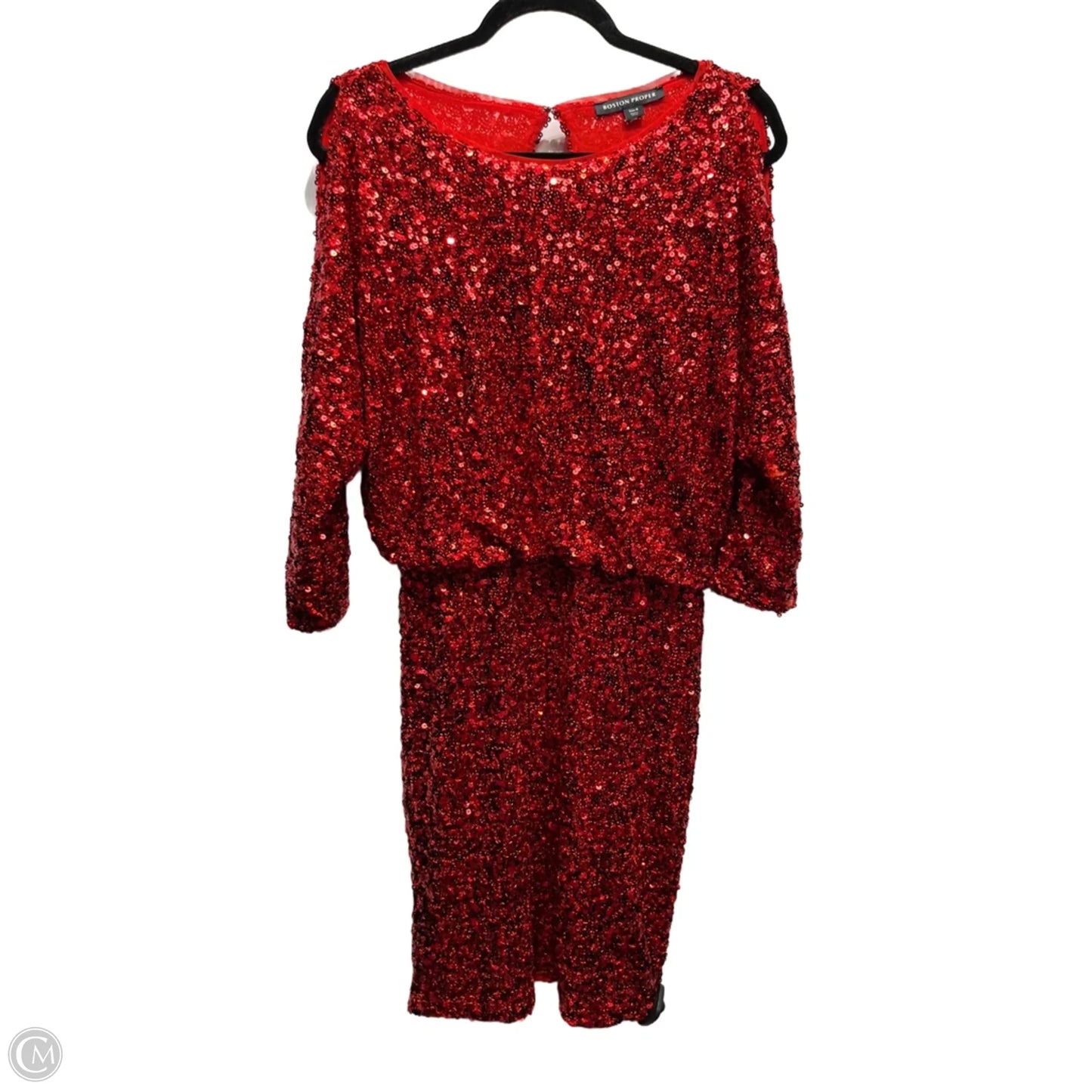 Dress Party Short By Boston Proper In Red, Size: 8