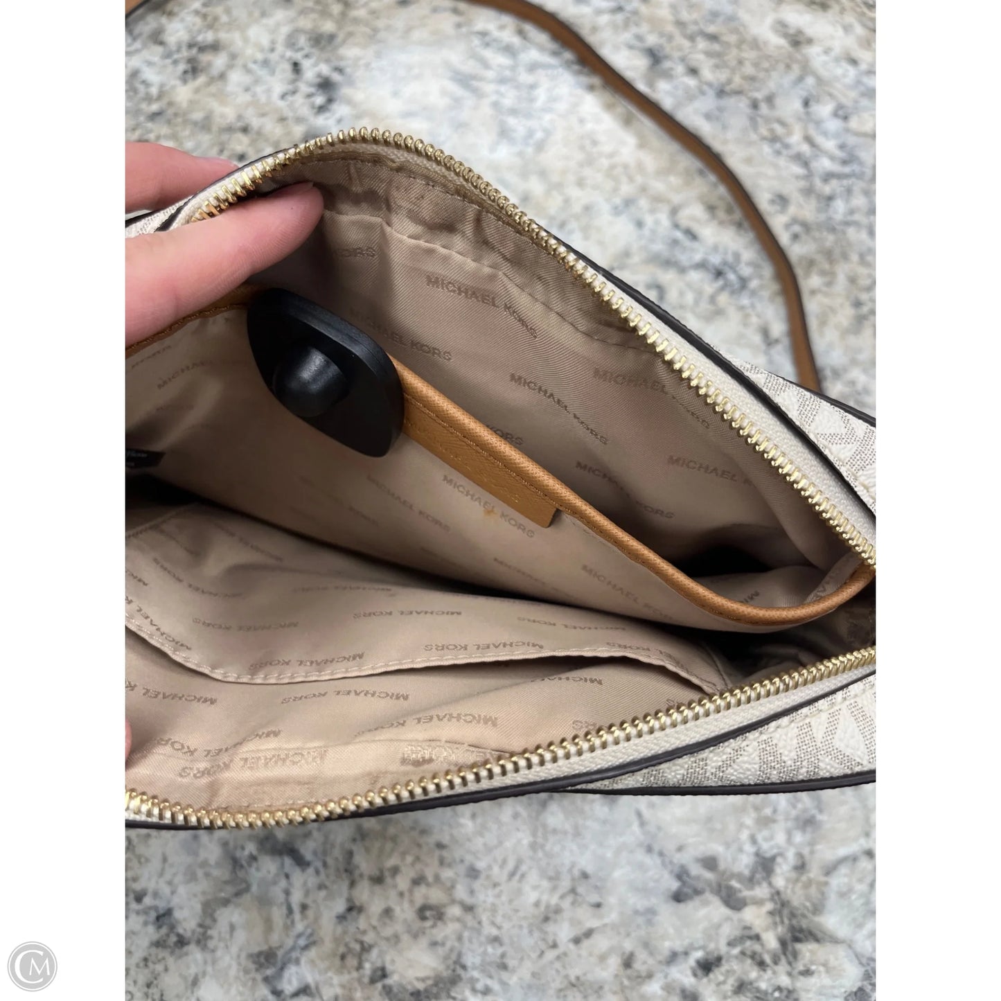 Crossbody Designer By Michael Kors, Size: Small