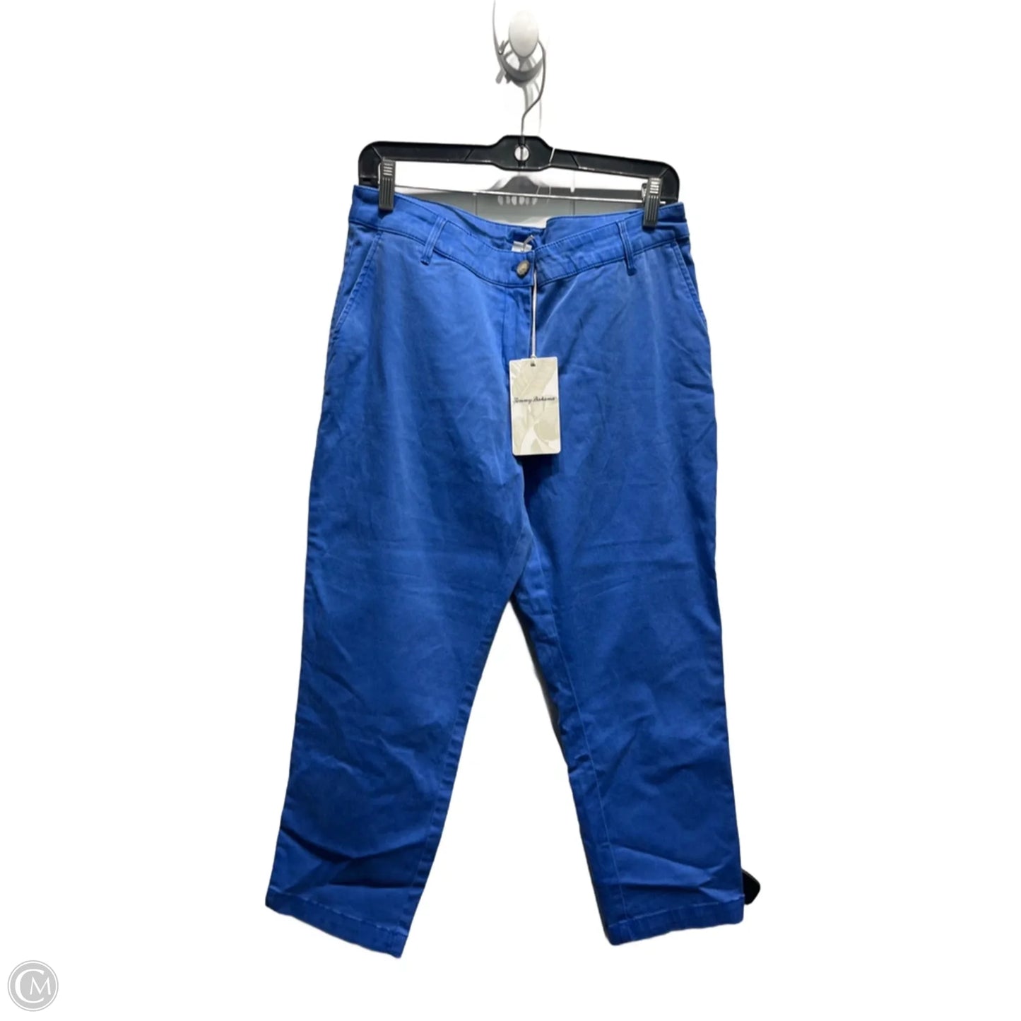 Pants Cropped By Tommy Bahama In Blue, Size: 8