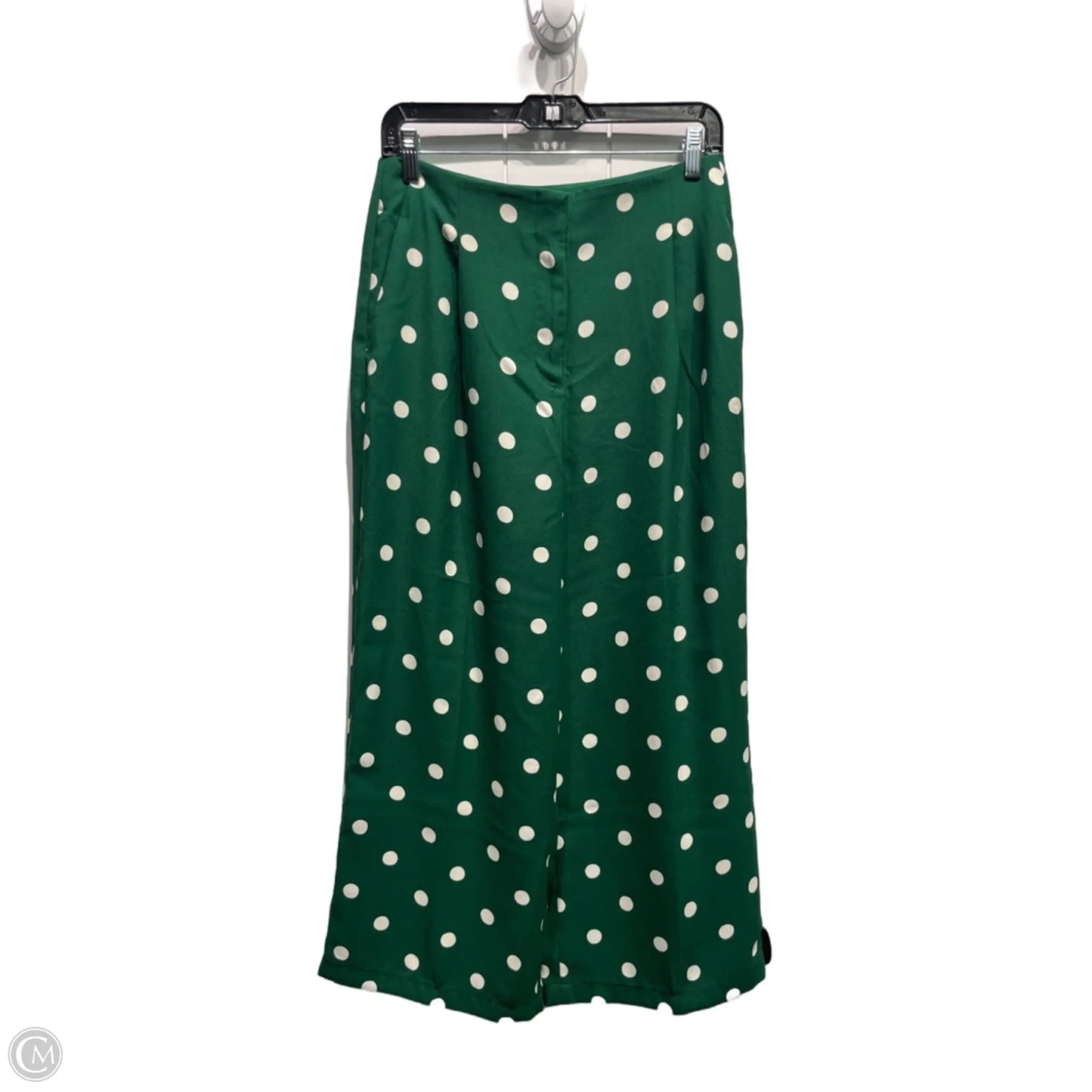 Pants Dress By Ann Taylor In Green & White, Size: 4p