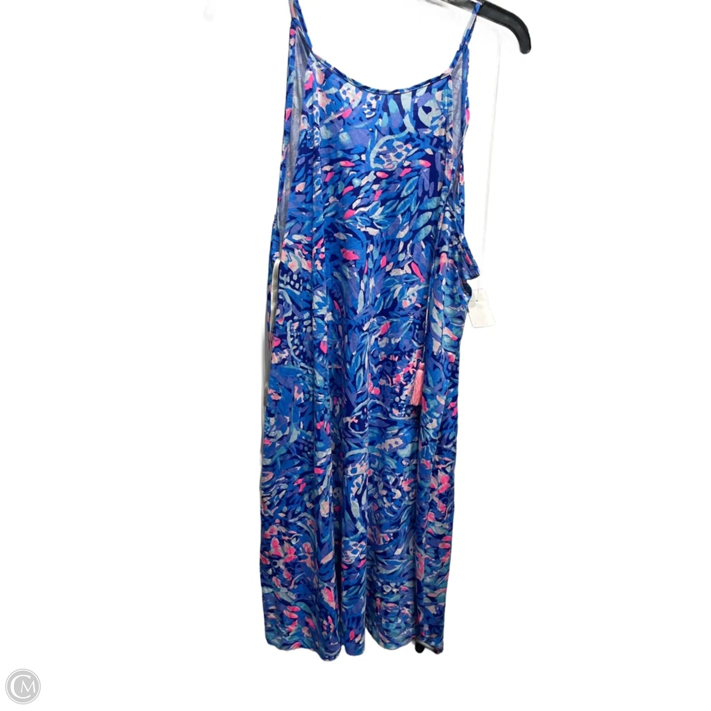 Dress Designer By Lilly Pulitzer In Blue & White, Size: Xl