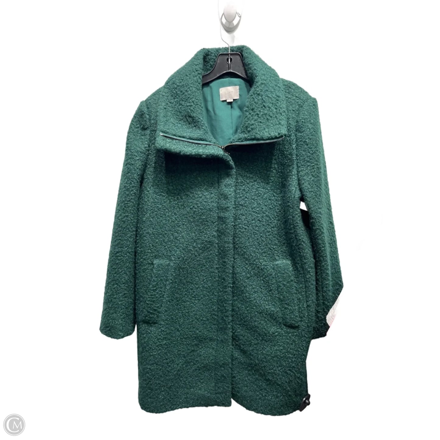 Coat Peacoat By Loft In Green, Size: L