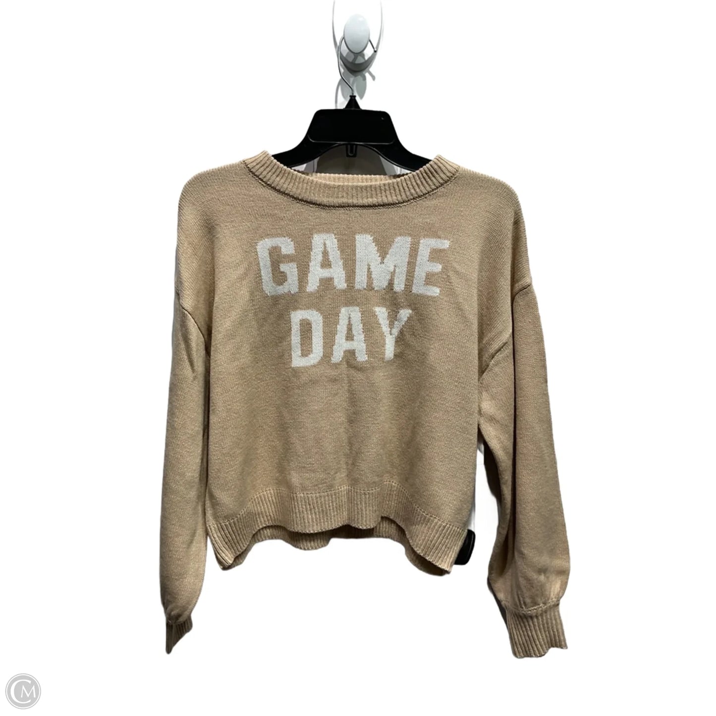 Sweater By Miami In Tan, Size: S