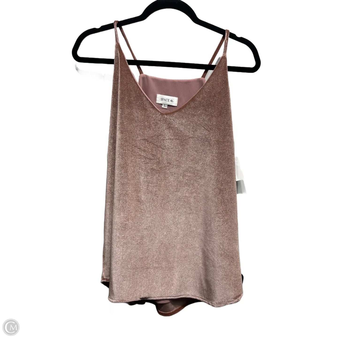 Top Sleeveless By SPACE 46 In Pink, Size: Small