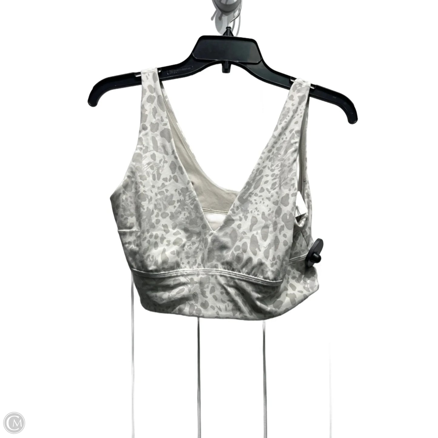 Athletic Bra By Lululemon In Grey, Size: 12