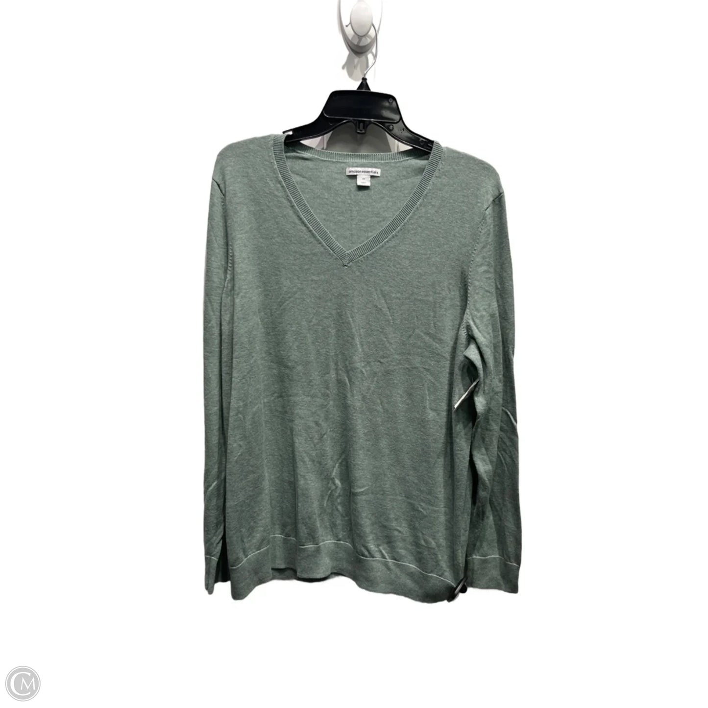 Top Long Sleeve By Amazon Essentials In Green, Size: Xxl