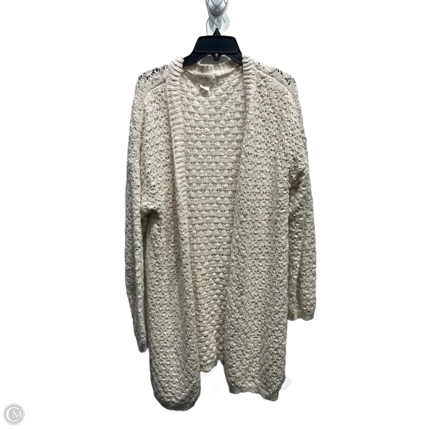Sweater Cardigan By Jessica Simpson In Tan, Size: Xl