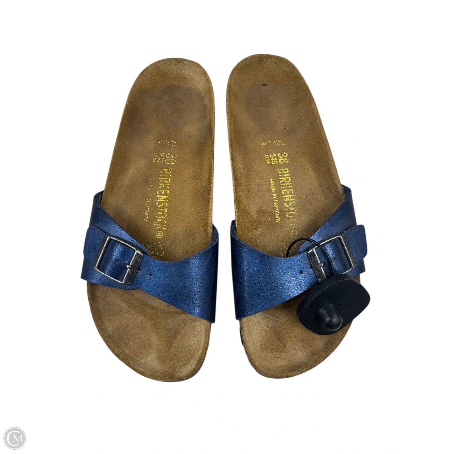 Sandals Flats By Birkenstock In Blue, Size: 7