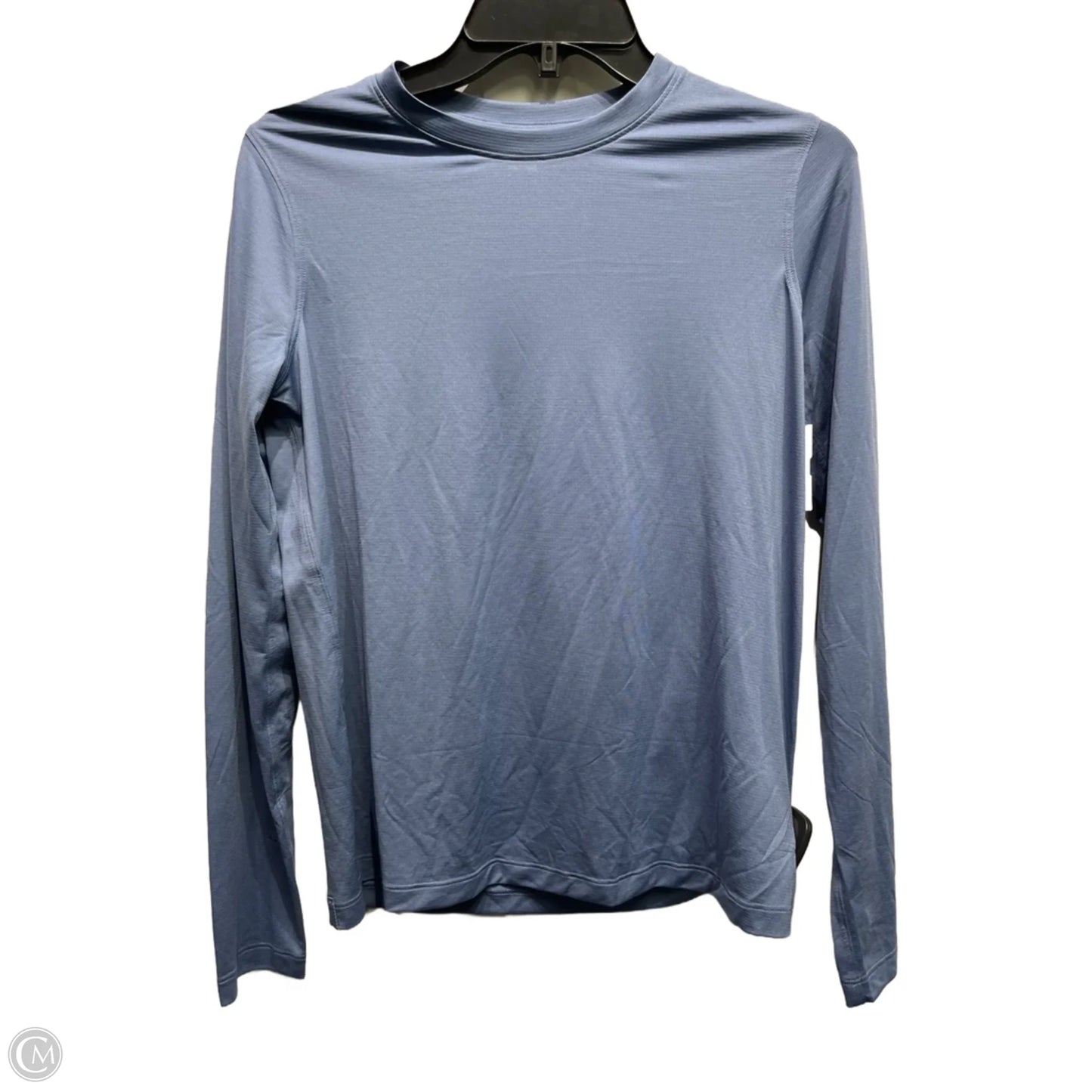 Athletic Top Long Sleeve Crewneck By Lululemon In Blue, Size: 6