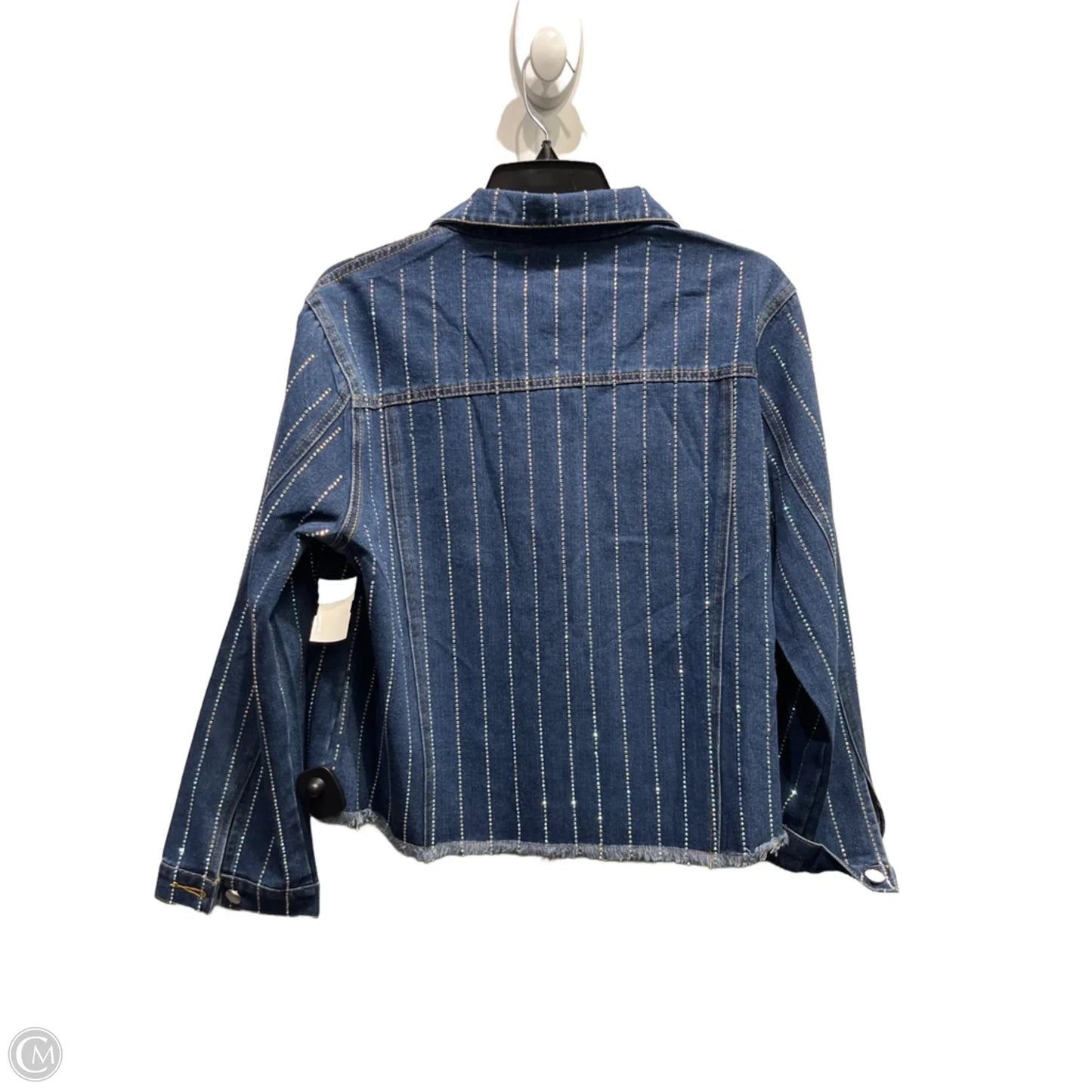 Jacket Denim By ORIGAMI In Blue Denim, Size: M