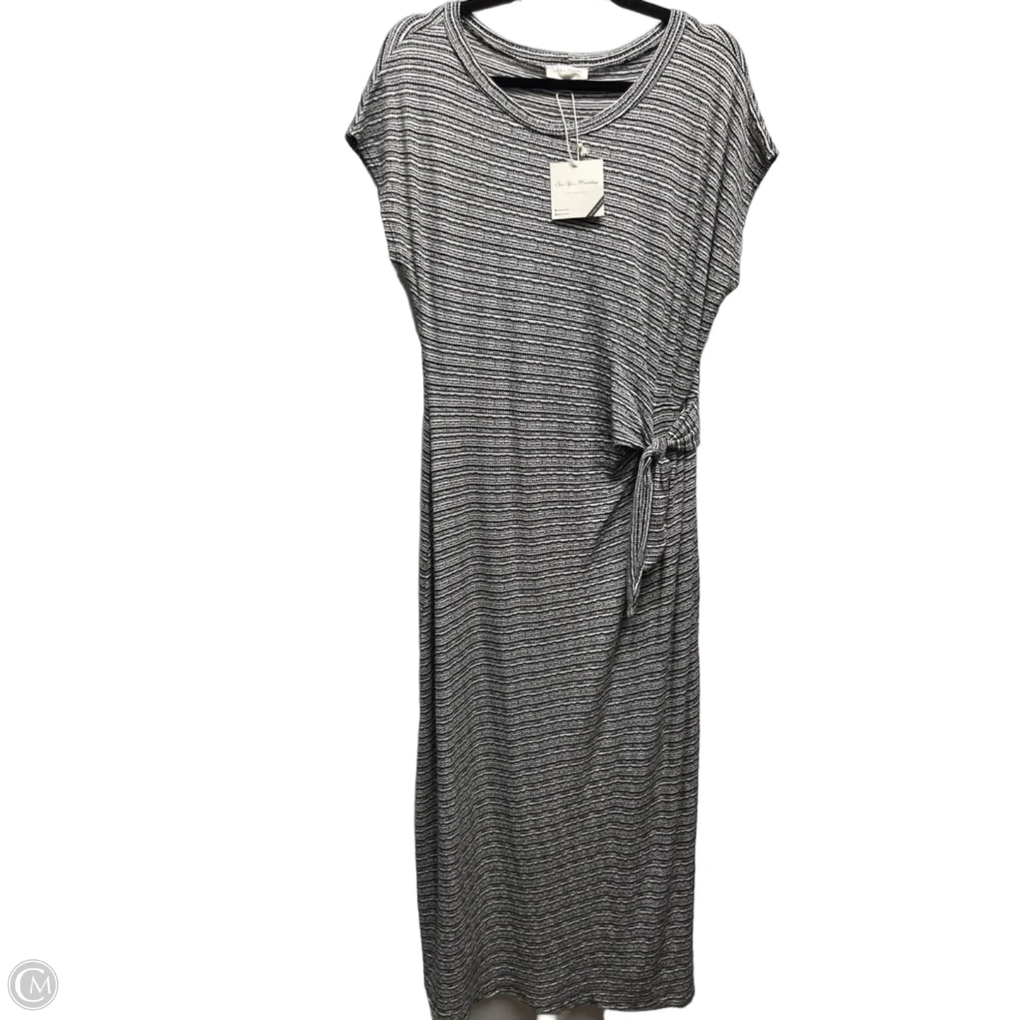 Dress Casual Midi By See You Monday In Black & White, Size: L