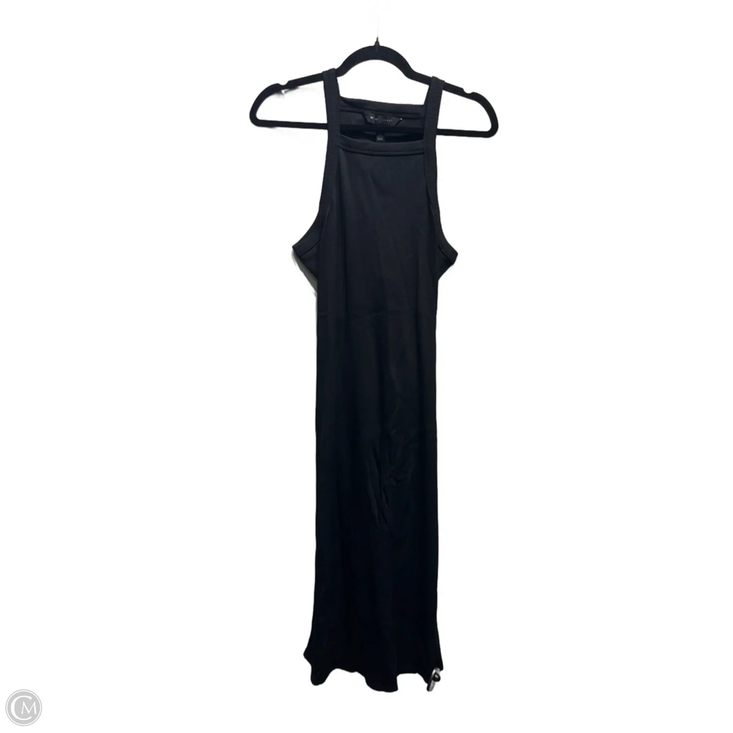Dress Casual Midi By White House Black Market In Black, Size: Xl