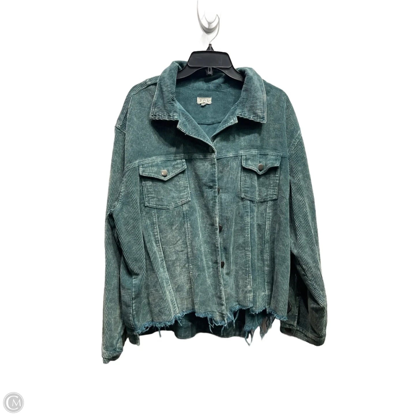 Jacket Other By Pol In Green, Size: 3x