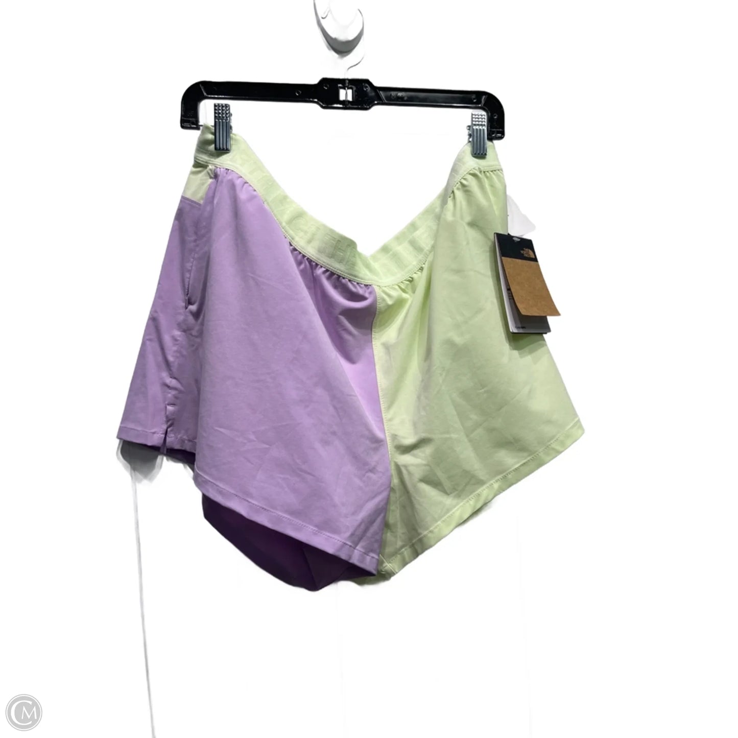 Athletic Shorts By The North Face In Green & Purple, Size: Xxl