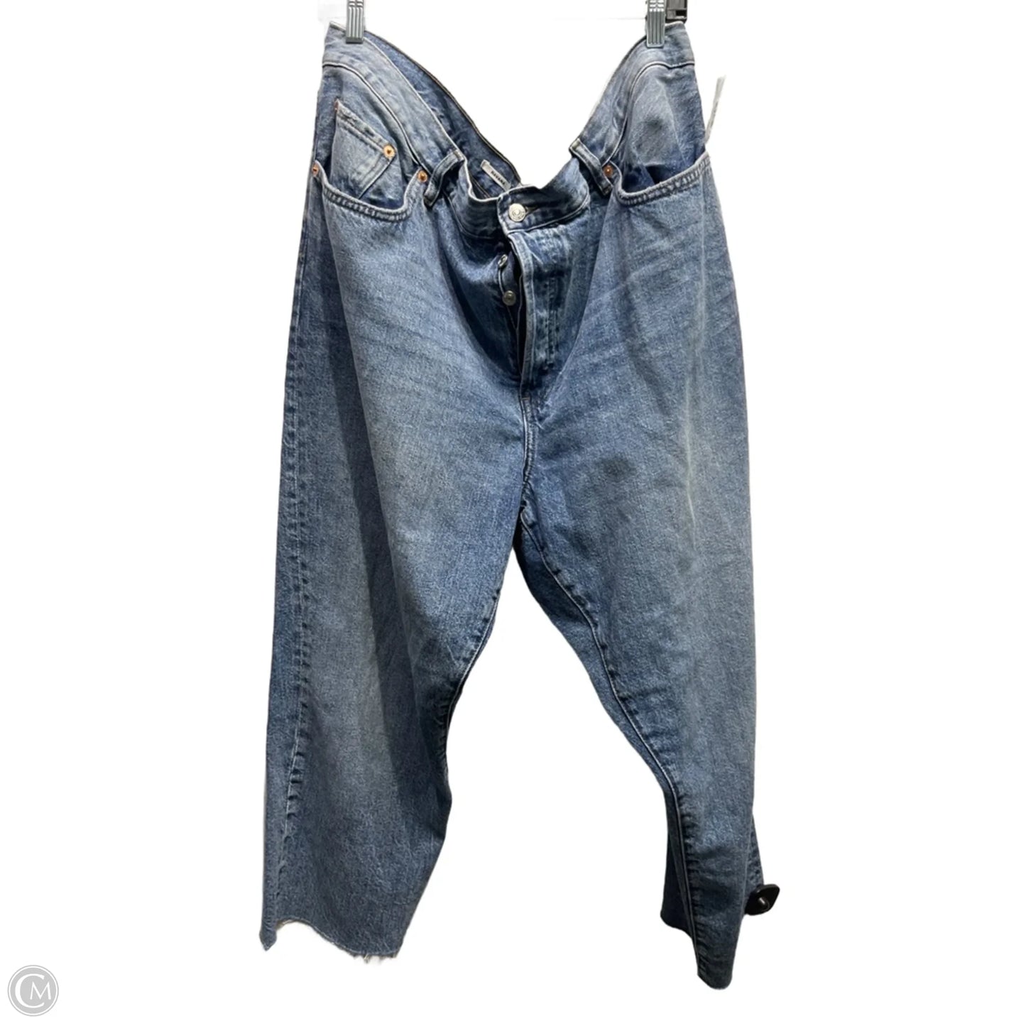 Jeans Straight By Mng In Blue Denim, Size: 20