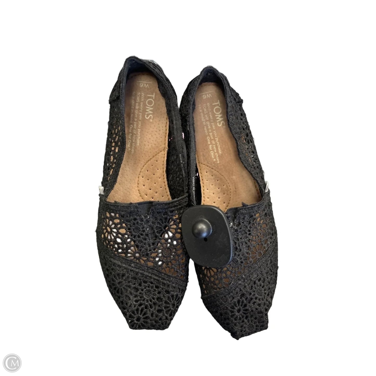 Shoes Flats By Toms In Black, Size: 6